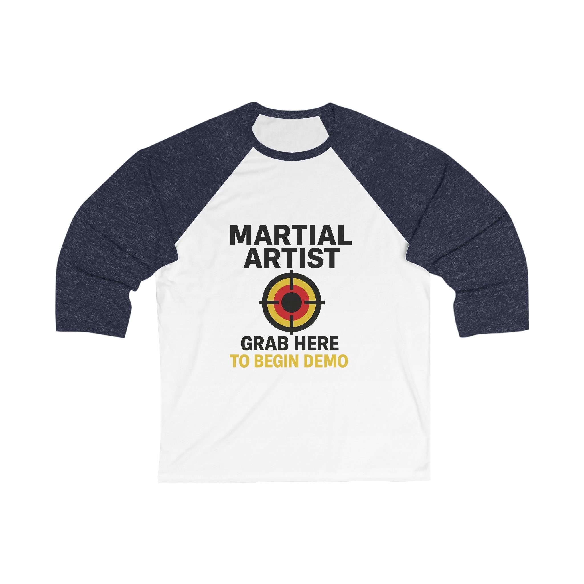 Martial Artist Baseball Tee, Unisex 3/4 Sleeve Shirt, Perfect Gift for Martial Arts Fans, Sports Apparel, Training Shirt, Casual Wear