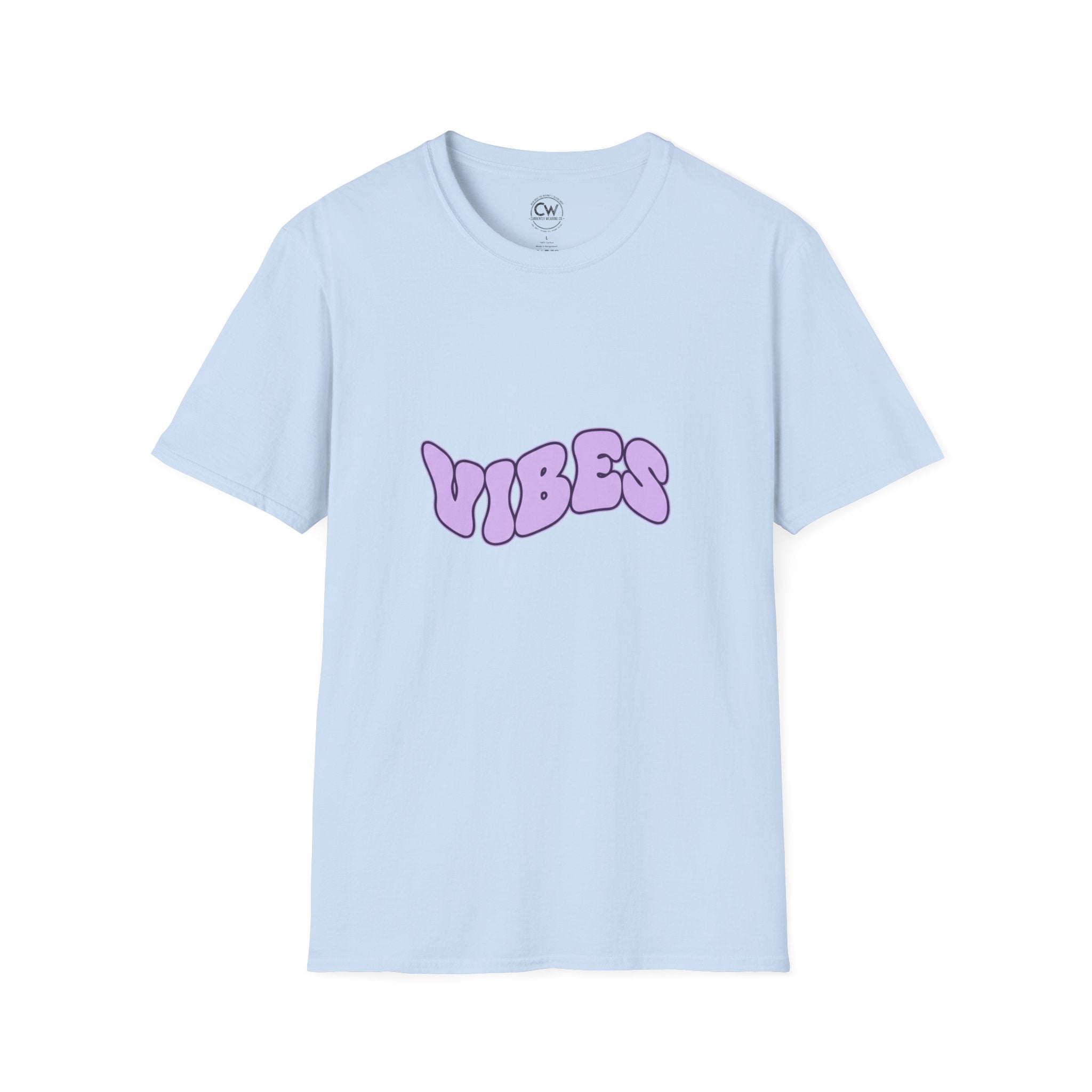Vibes Shirt - Positive Energy Tee - Good Vibes Only Shirt - Aesthetic Bubble Letter T-Shirt, Unisex Softstyle T-Shirt, Casual Tee, Comfortable Graphic Shirt, Gift for Friends, Everyday Wear, Positive Energy Tee