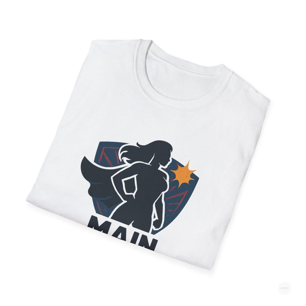 Main Character Energy Graphic Tee - Empowerment Statement Unisex Softstyle T-Shirt | Gift for Her, Women Empowerment, Casual Wear, Birthday, Positive Vibes