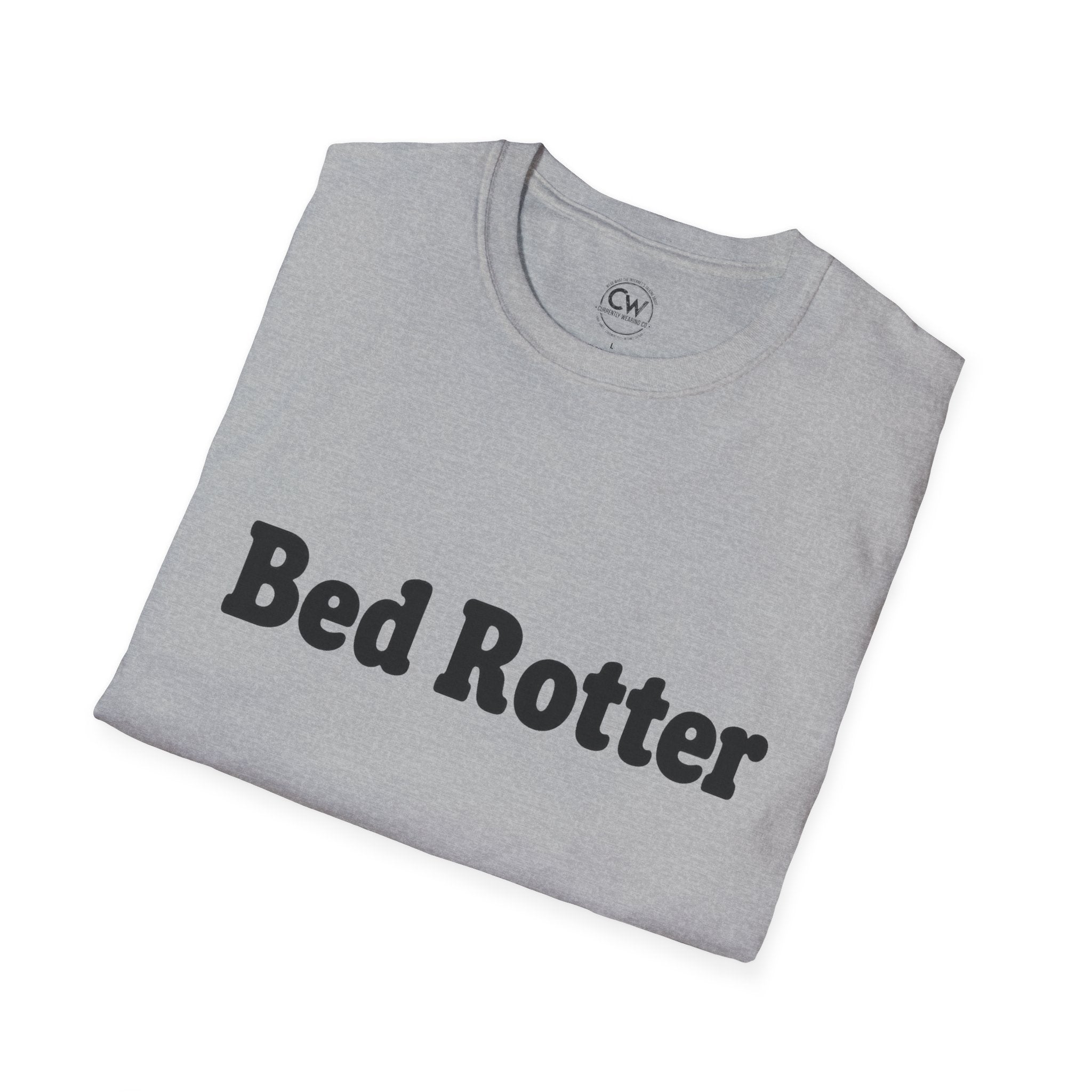 Bed Rotter Shirt - Funny Lazy Day Tee - Gen Z Slang Shirt - Bed Rotting Lifestyle T-Shirt, Unisex Softstyle T-Shirt, Casual Fashion, Gift for Sleep Lovers, Lazy Day Tee, Comfortable Everyday Wear, Relaxation Shirt
