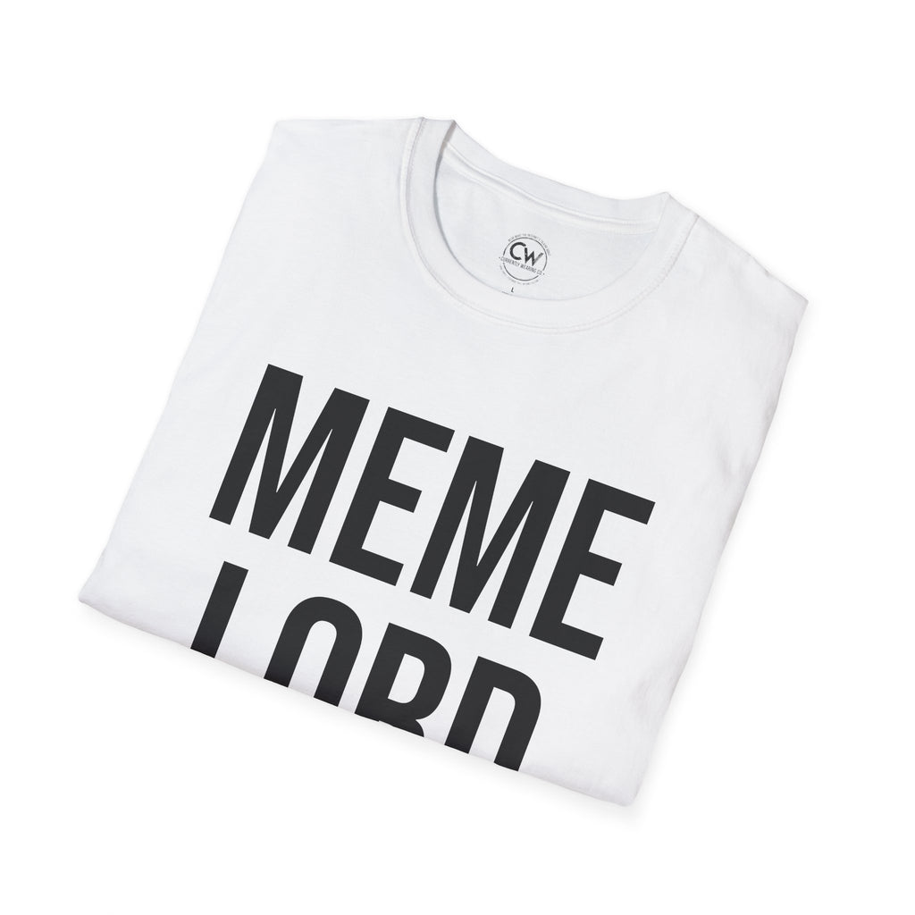 Meme Lord Shirt - Funny Internet Culture Tee - Meme King Shirt - Social Media Humor T-Shirt, Casual Tee for Gamers, Meme Enthusiasts, Birthday Gift, Relaxed Fit, Humor Apparel