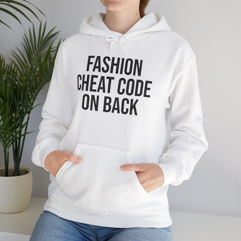 Fashion Cheat Code Hoodie - Signature Streetwear Statement Hoodie | Cozy Streetwear for Casual Days, Lounge Wear, Gift Idea, Trendy Fashion