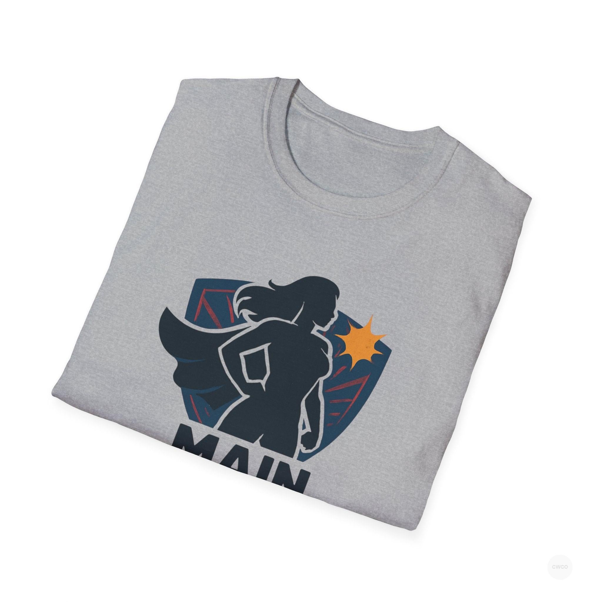 Main Character Energy Graphic Tee - Empowerment Statement Unisex Softstyle T-Shirt | Gift for Her, Women Empowerment, Casual Wear, Birthday, Positive Vibes