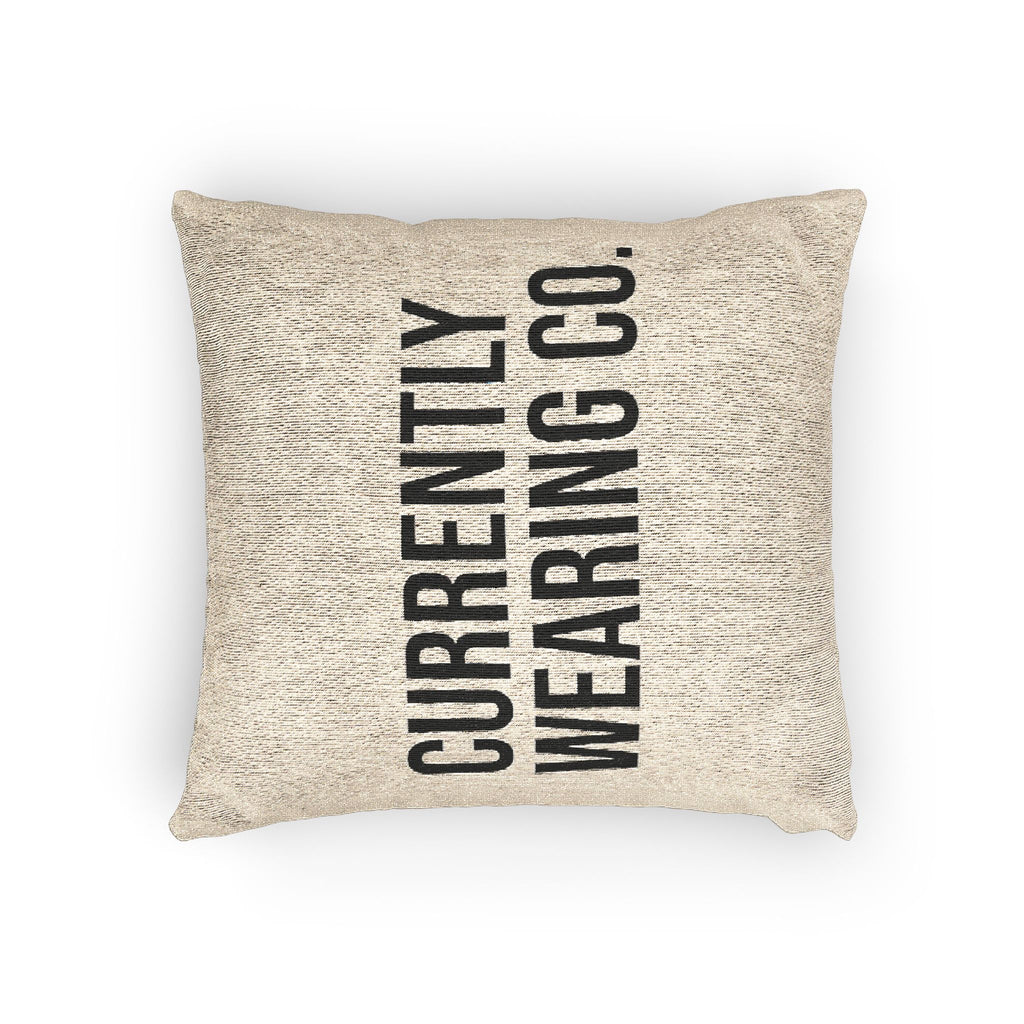 Currently Wearing Co.™ Woven Accent Pillow — Signature Edition
