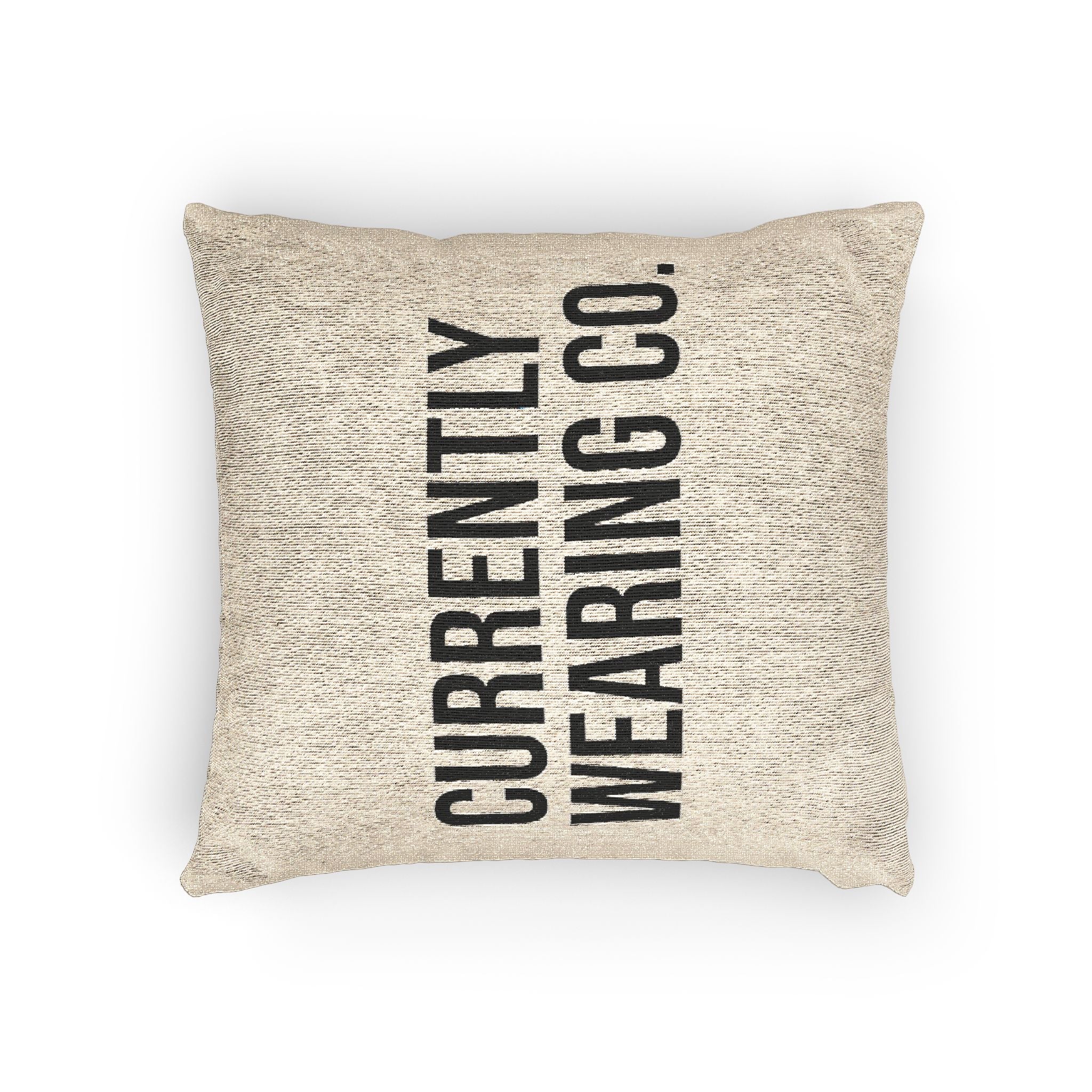 Currently Wearing Co.™ Woven Accent Pillow — Signature Edition