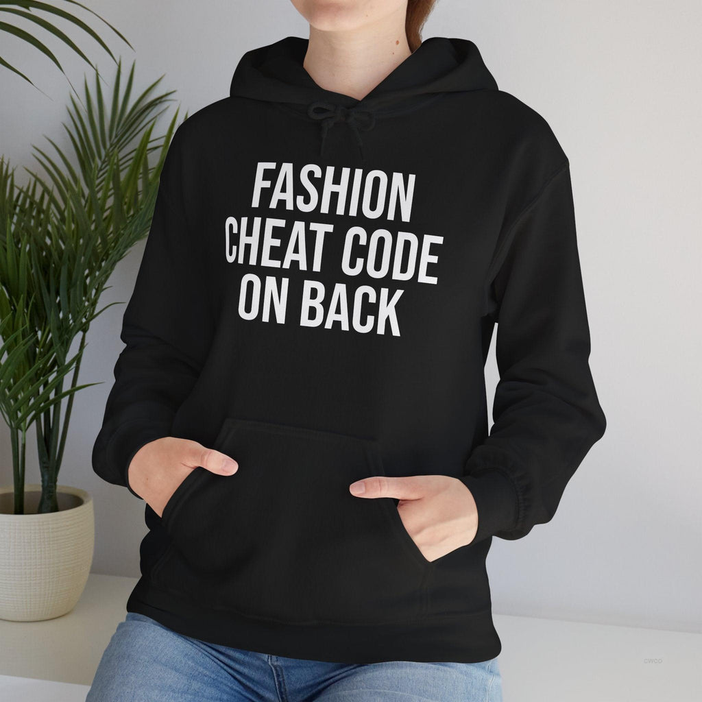 Fashion Cheat Code Hoodie - Signature Streetwear Statement Hoodie | Cozy Streetwear for Casual Days, Lounge Wear, Gift Idea, Trendy Fashion