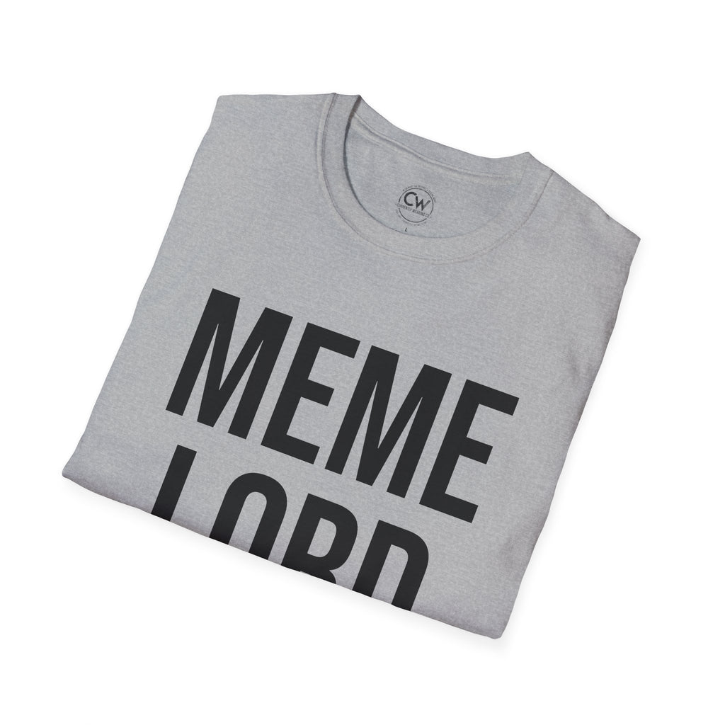 Meme Lord Shirt - Funny Internet Culture Tee - Meme King Shirt - Social Media Humor T-Shirt, Casual Tee for Gamers, Meme Enthusiasts, Birthday Gift, Relaxed Fit, Humor Apparel