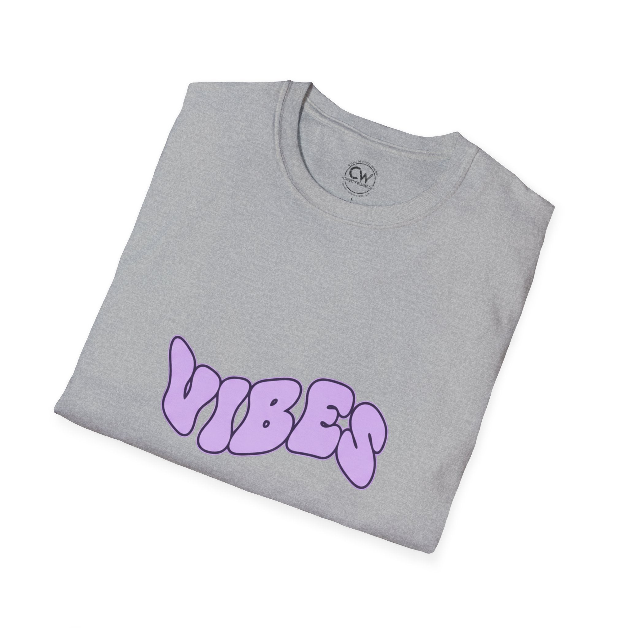Vibes Shirt - Positive Energy Tee - Good Vibes Only Shirt - Aesthetic Bubble Letter T-Shirt, Unisex Softstyle T-Shirt, Casual Tee, Comfortable Graphic Shirt, Gift for Friends, Everyday Wear, Positive Energy Tee