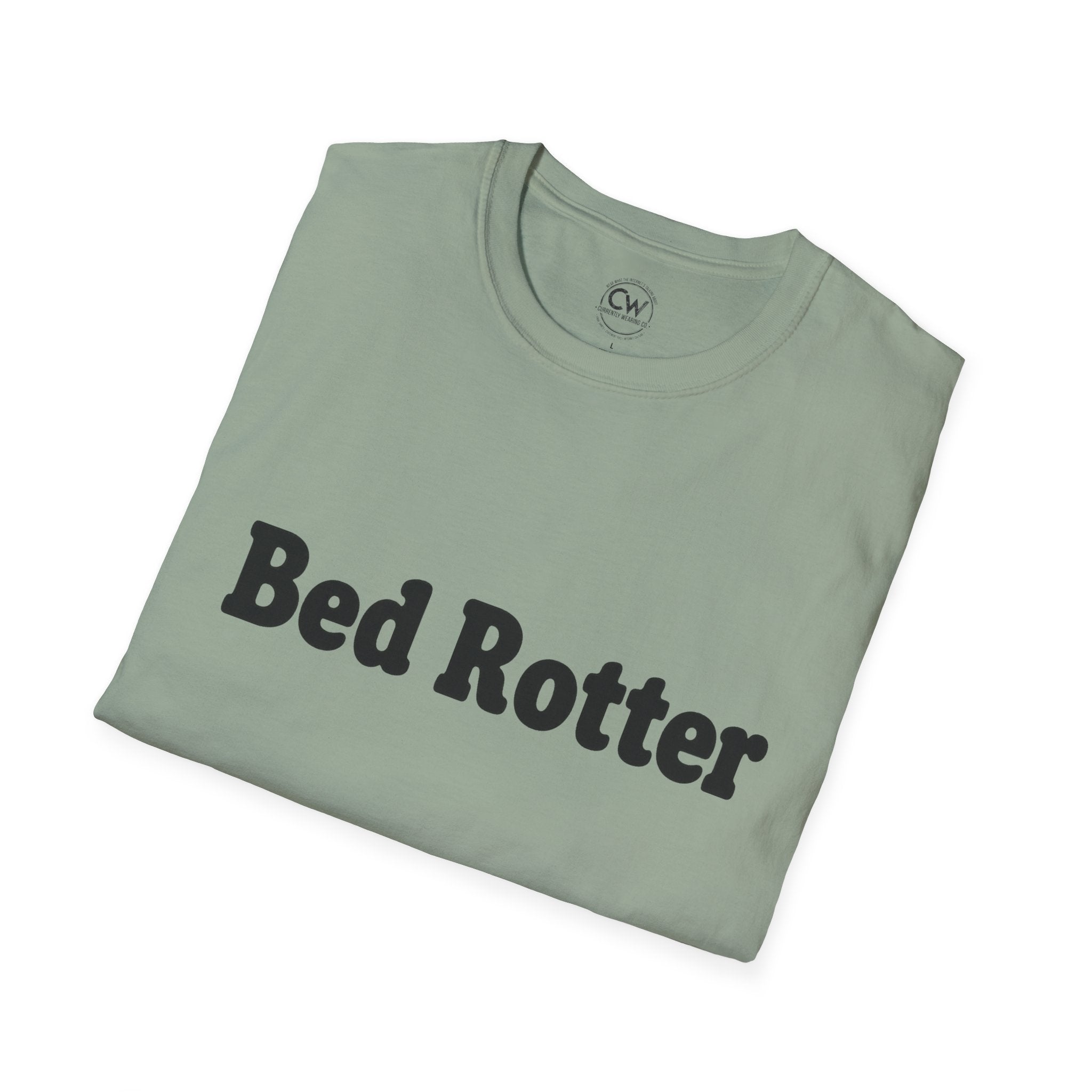 Bed Rotter Shirt - Funny Lazy Day Tee - Gen Z Slang Shirt - Bed Rotting Lifestyle T-Shirt, Unisex Softstyle T-Shirt, Casual Fashion, Gift for Sleep Lovers, Lazy Day Tee, Comfortable Everyday Wear, Relaxation Shirt