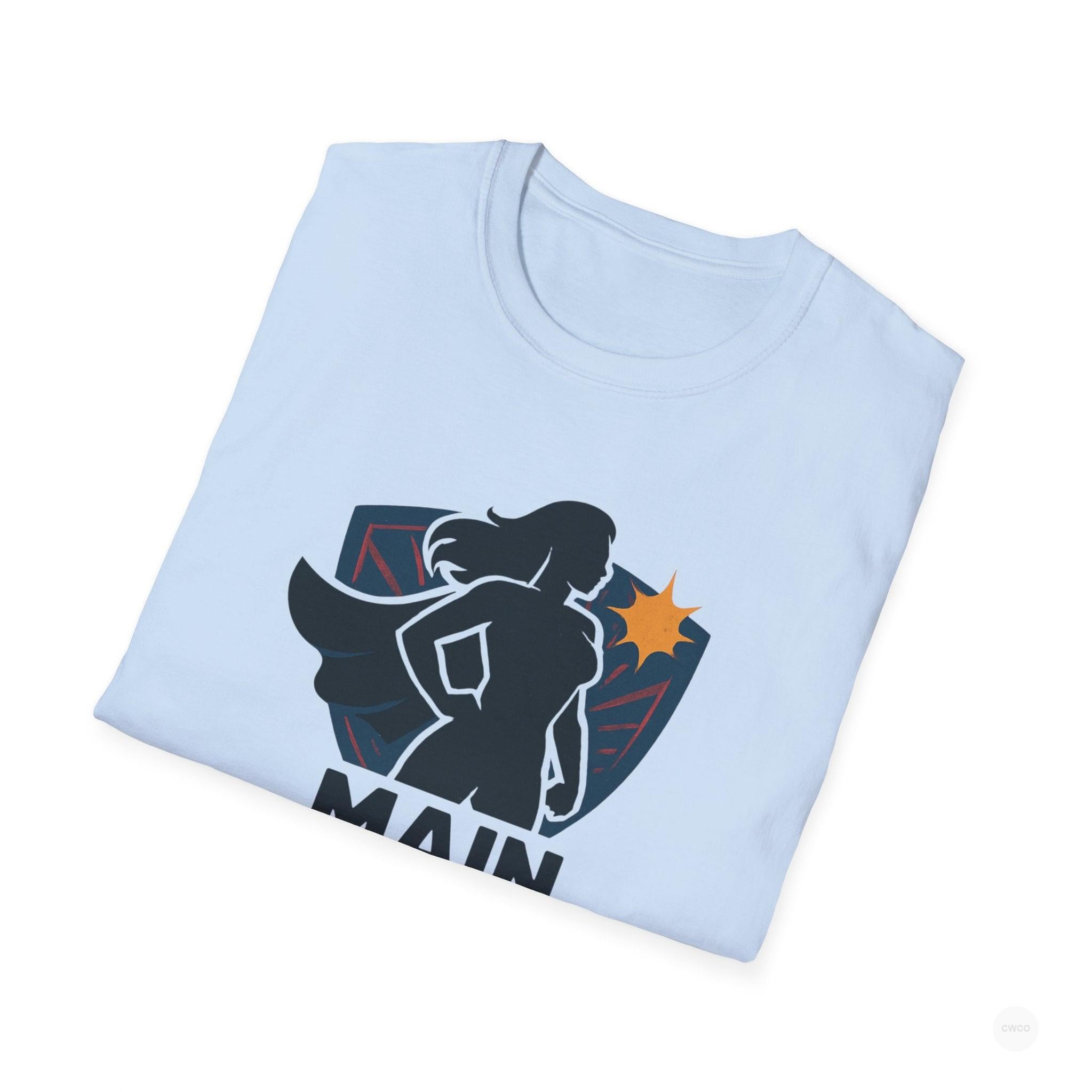 Main Character Energy Graphic Tee - Empowerment Statement Unisex Softstyle T-Shirt | Gift for Her, Women Empowerment, Casual Wear, Birthday, Positive Vibes