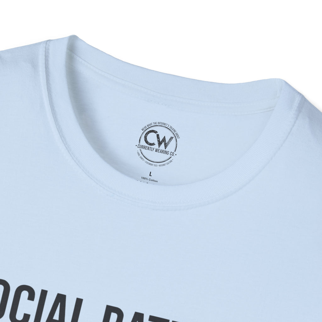Social Battery 0% T-Shirt - Funny Introvert Shirt | Currently Wearing Co