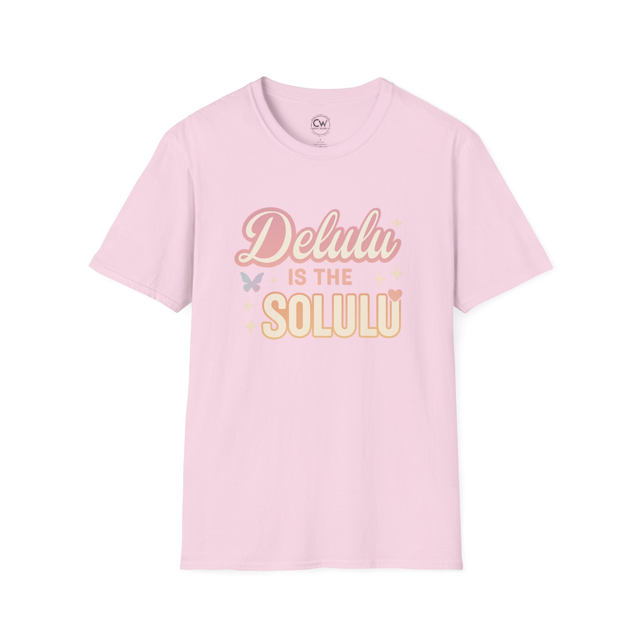 Delulu is the Solulu Shirt - Funny Delusion Tee, Internet Slang Shirt, Gen Z Humor Tee, Trendy Graphic Shirt, Unisex Softstyle T-Shirt