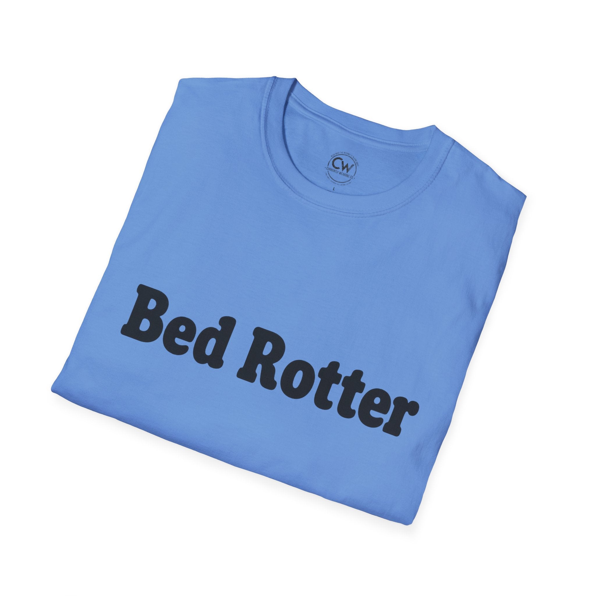 Bed Rotter Shirt - Funny Lazy Day Tee - Gen Z Slang Shirt - Bed Rotting Lifestyle T-Shirt, Unisex Softstyle T-Shirt, Casual Fashion, Gift for Sleep Lovers, Lazy Day Tee, Comfortable Everyday Wear, Relaxation Shirt