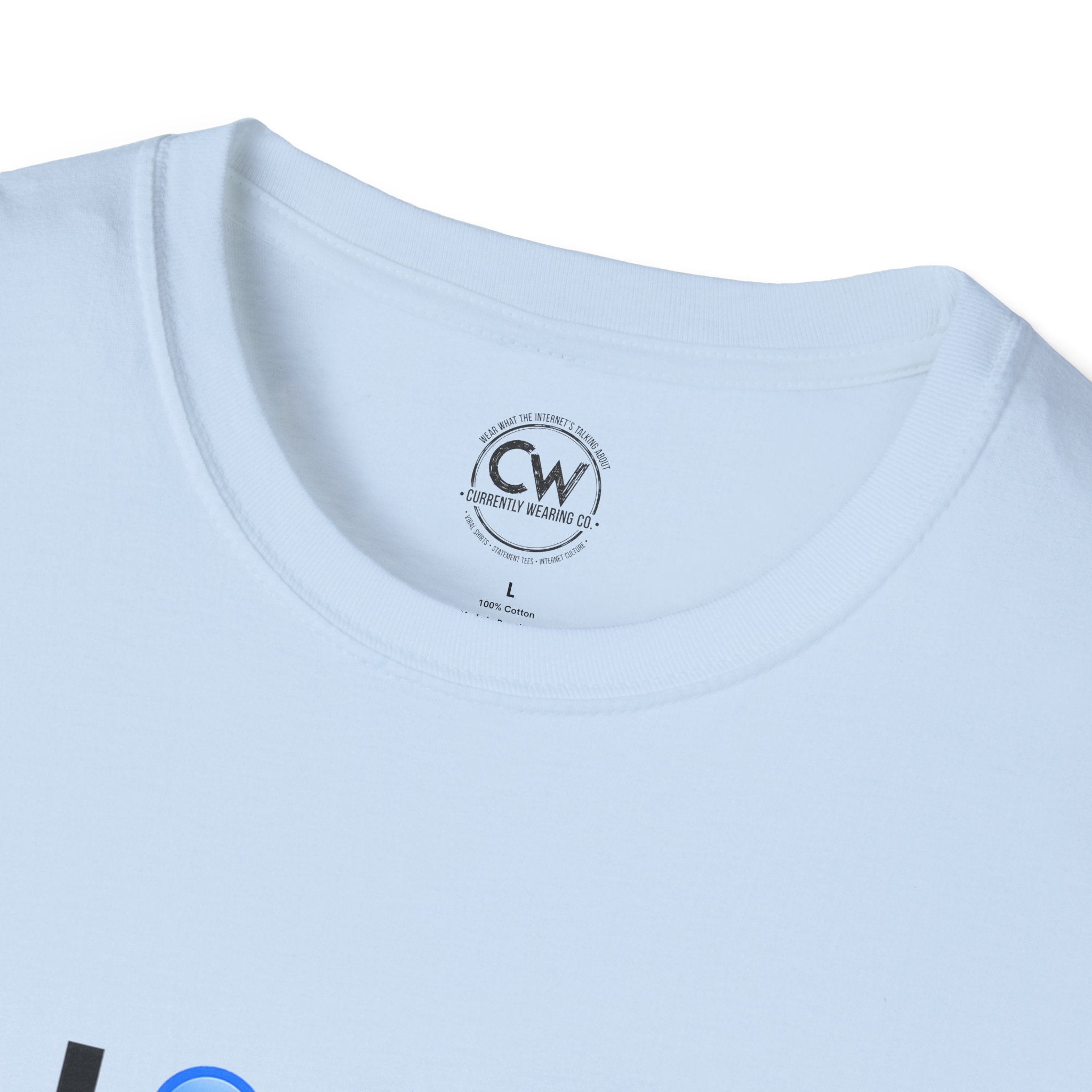 “I 💙 My Followers (Even the Bots)” Tee — Currently Wearing Co. Fun Unisex Tee for Social Media Lovers