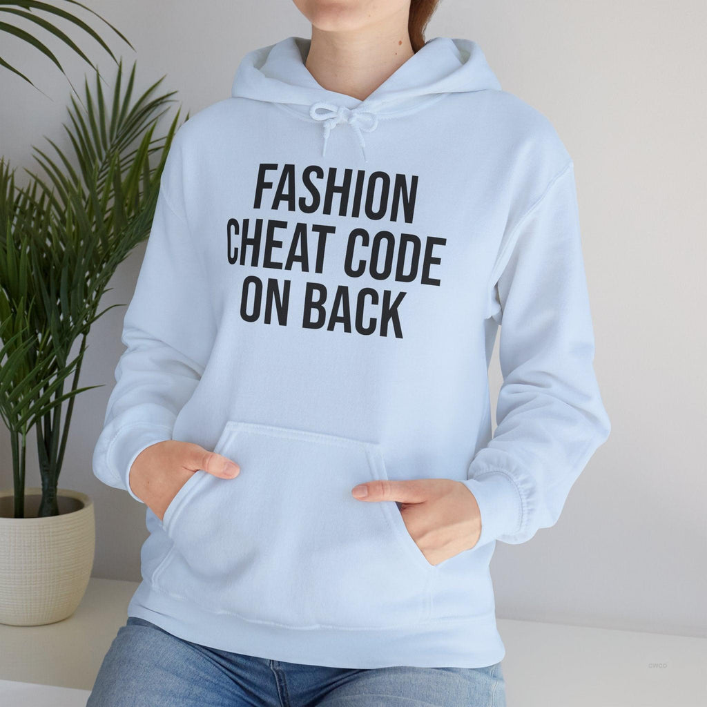 Fashion Cheat Code Hoodie - Signature Streetwear Statement Hoodie | Cozy Streetwear for Casual Days, Lounge Wear, Gift Idea, Trendy Fashion