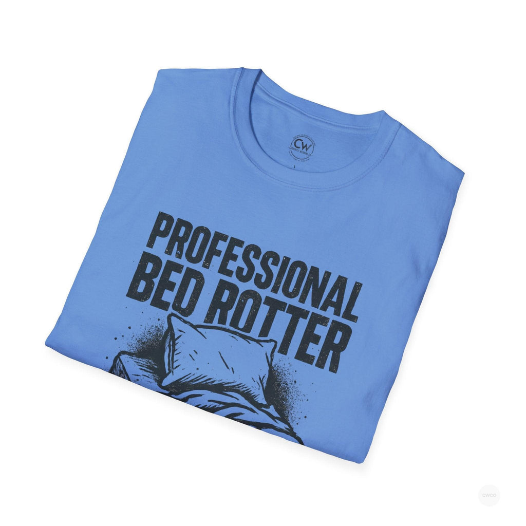 Professional Bed Rotter Funny Graphic Tee - Gen Z Mental Health Humor Shirt, Unisex Softstyle T-Shirt