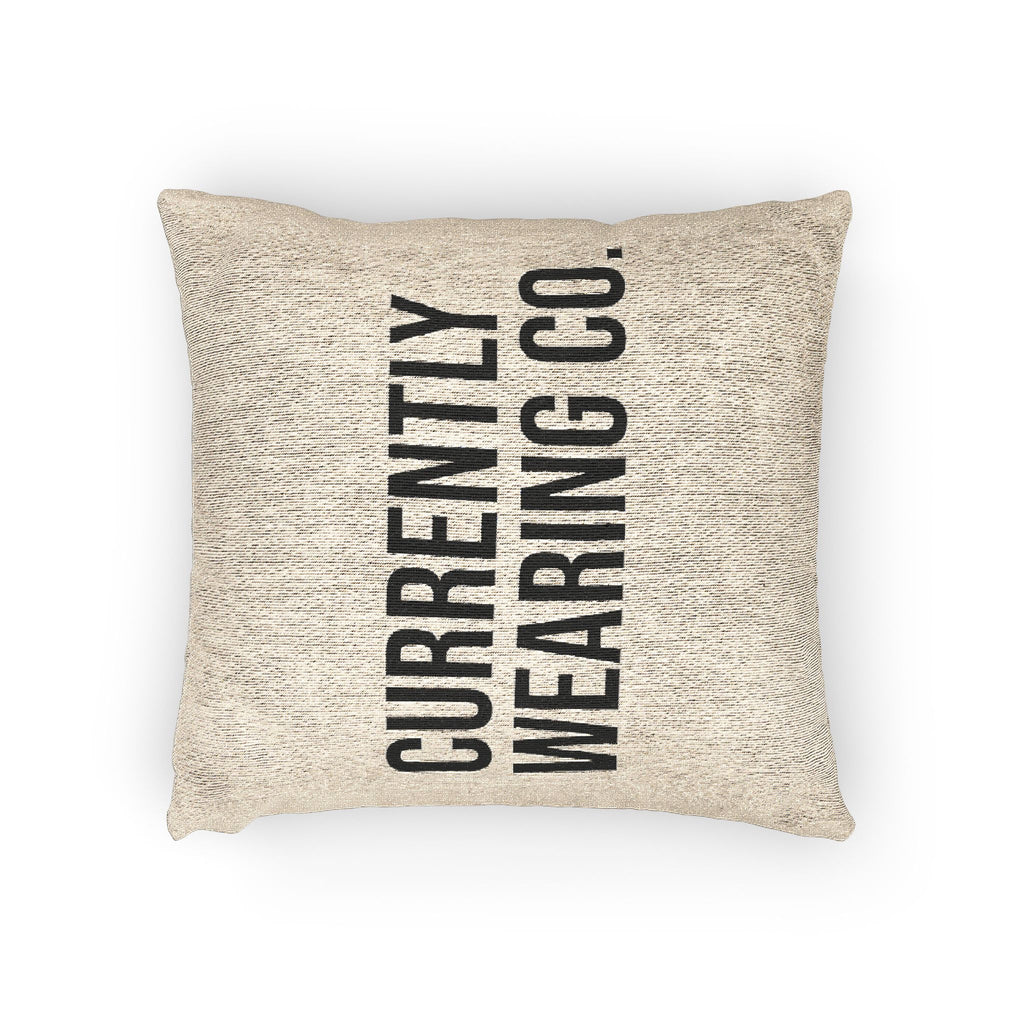Currently Wearing Co.™ Woven Accent Pillow — Signature Edition