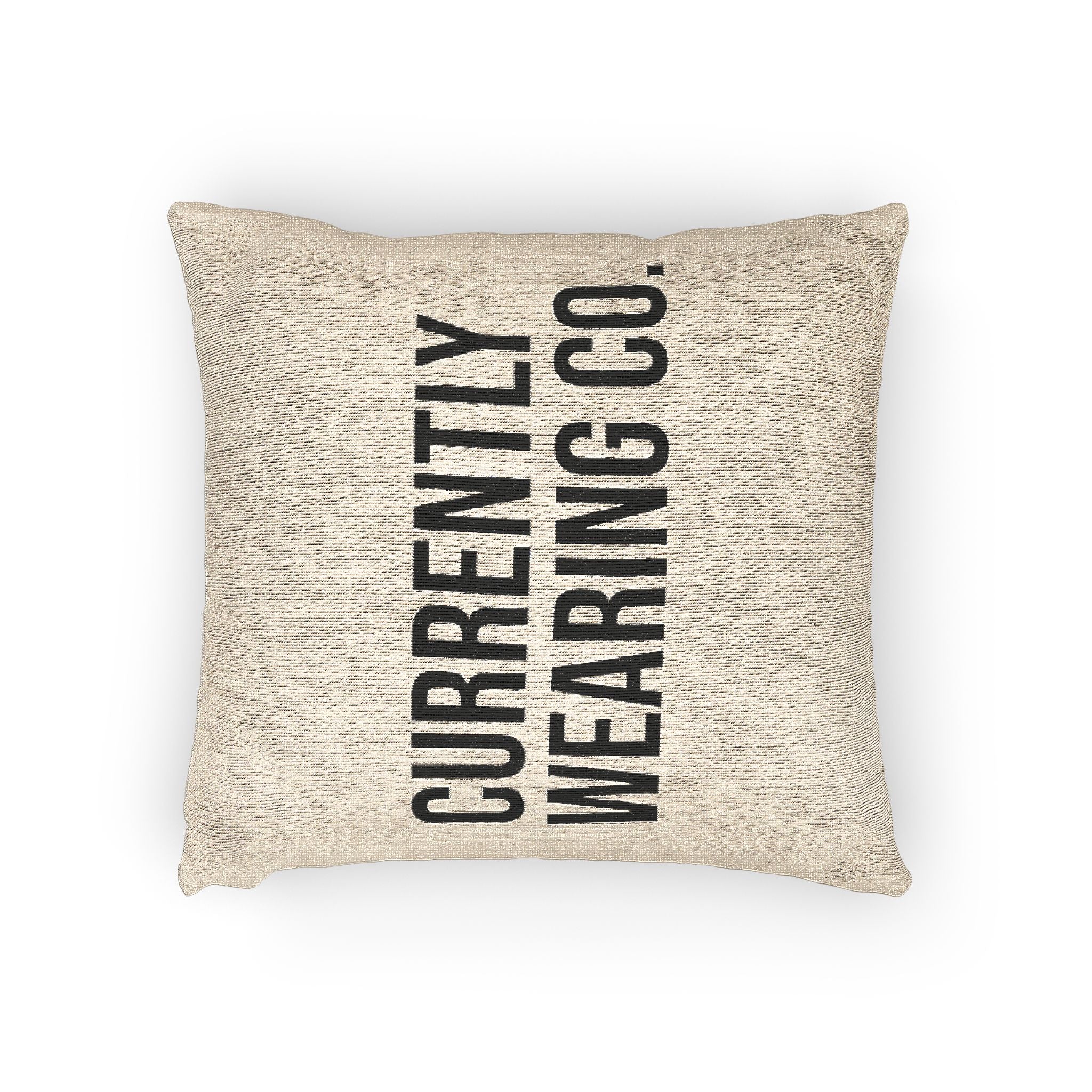 Currently Wearing Co.™ Woven Accent Pillow — Signature Edition