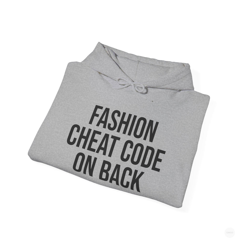 Fashion Cheat Code Hoodie - Signature Streetwear Statement Hoodie | Cozy Streetwear for Casual Days, Lounge Wear, Gift Idea, Trendy Fashion
