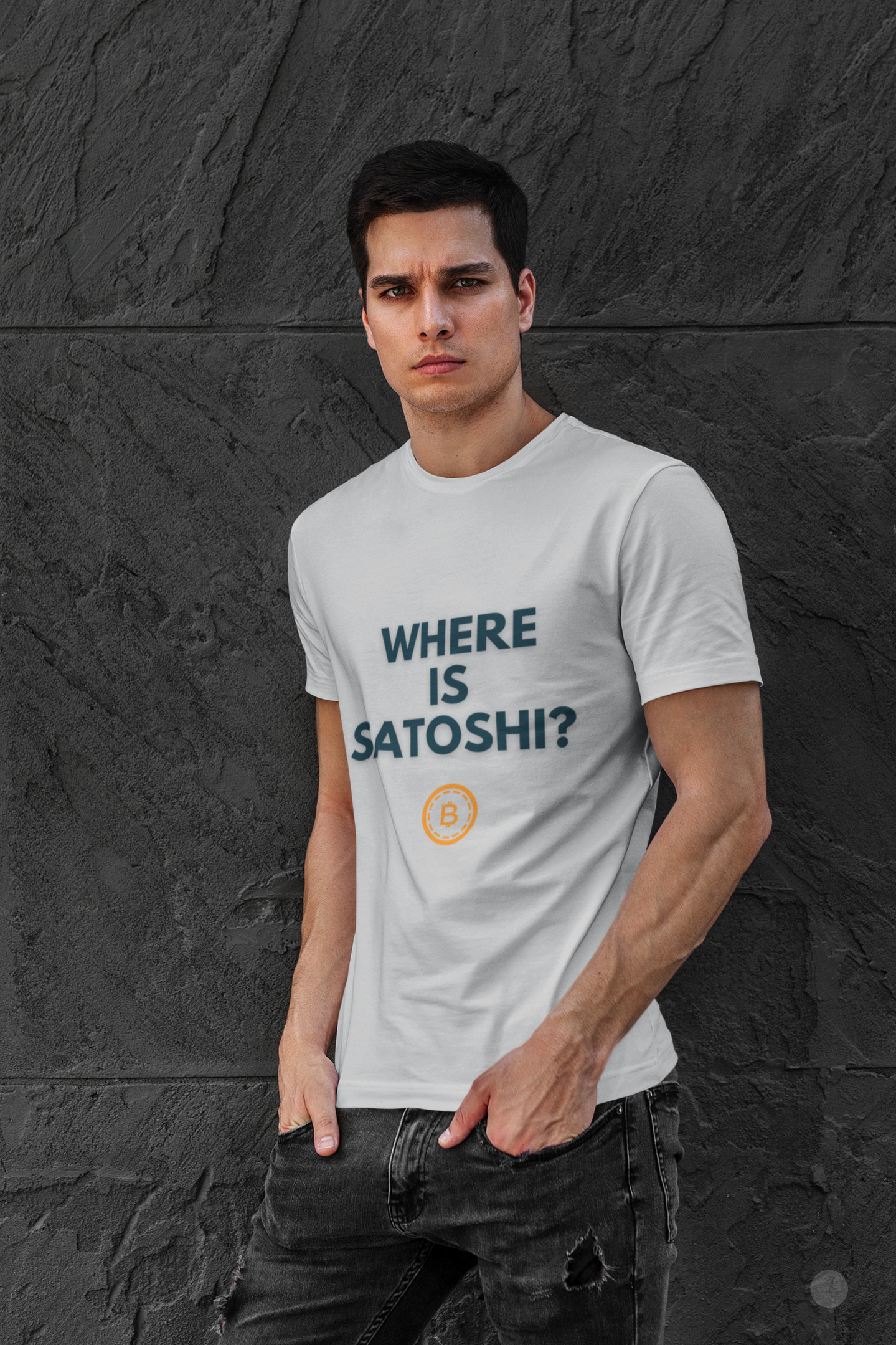 WHERE IS SATOSHI? – Bitcoin Mystery Tee, Unisex Softstyle T-Shirt - Trendy Crypto Tee, Bitcoin Gift, Casual Wear, Tech Lover Apparel, Statement Shirt
