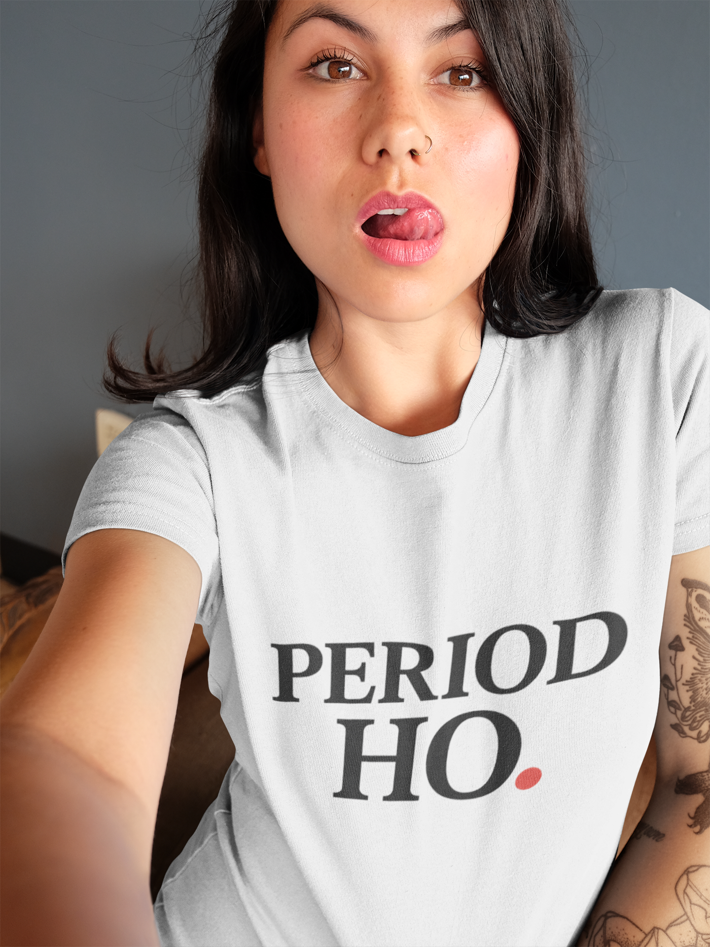 Period Ho Shirt - Funny Gen Z Slang Tee - Period Emphasis Shirt - End of Discussion T-Shirt Bold Statement Unisex Tee for Comfort & Empowerment, Fun Casual Wear, Gift for Feminists, Self-Care Apparel, [...]