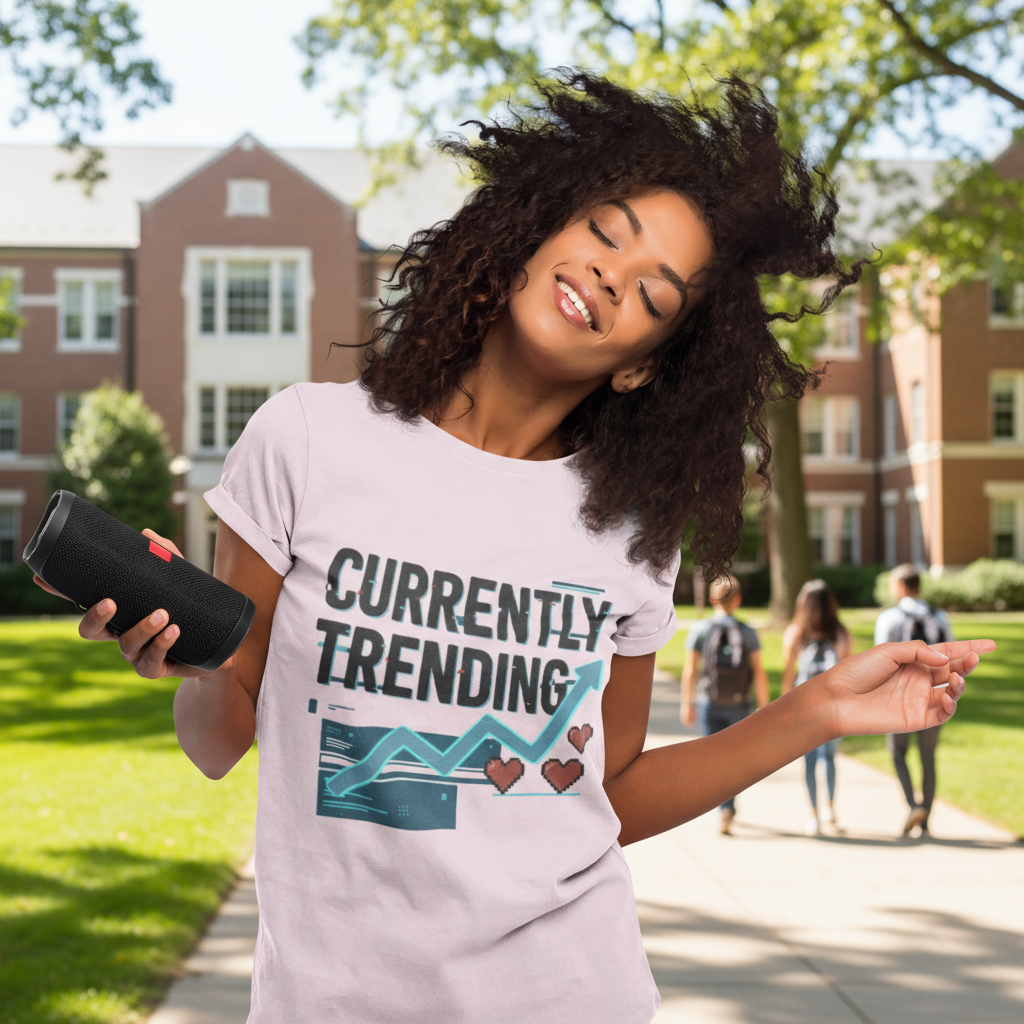 Currently Trending Internet Fame Tee, Unisex Softstyle T-Shirt - Perfect for Social Media Lovers