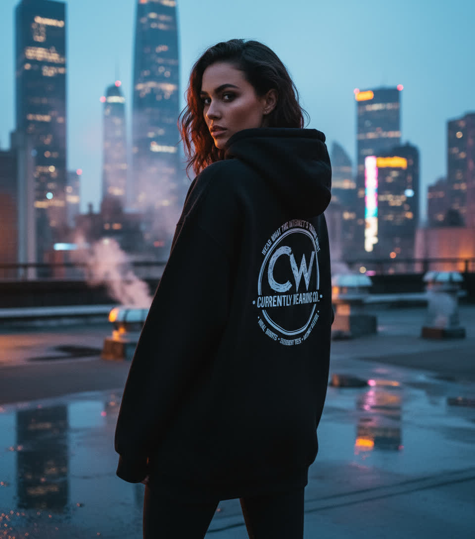 FACTS. (currently wearing the truth) Hoodie — Signature Logo Collection - Unisex Heavy Blend Hoodie for Everyday Truth