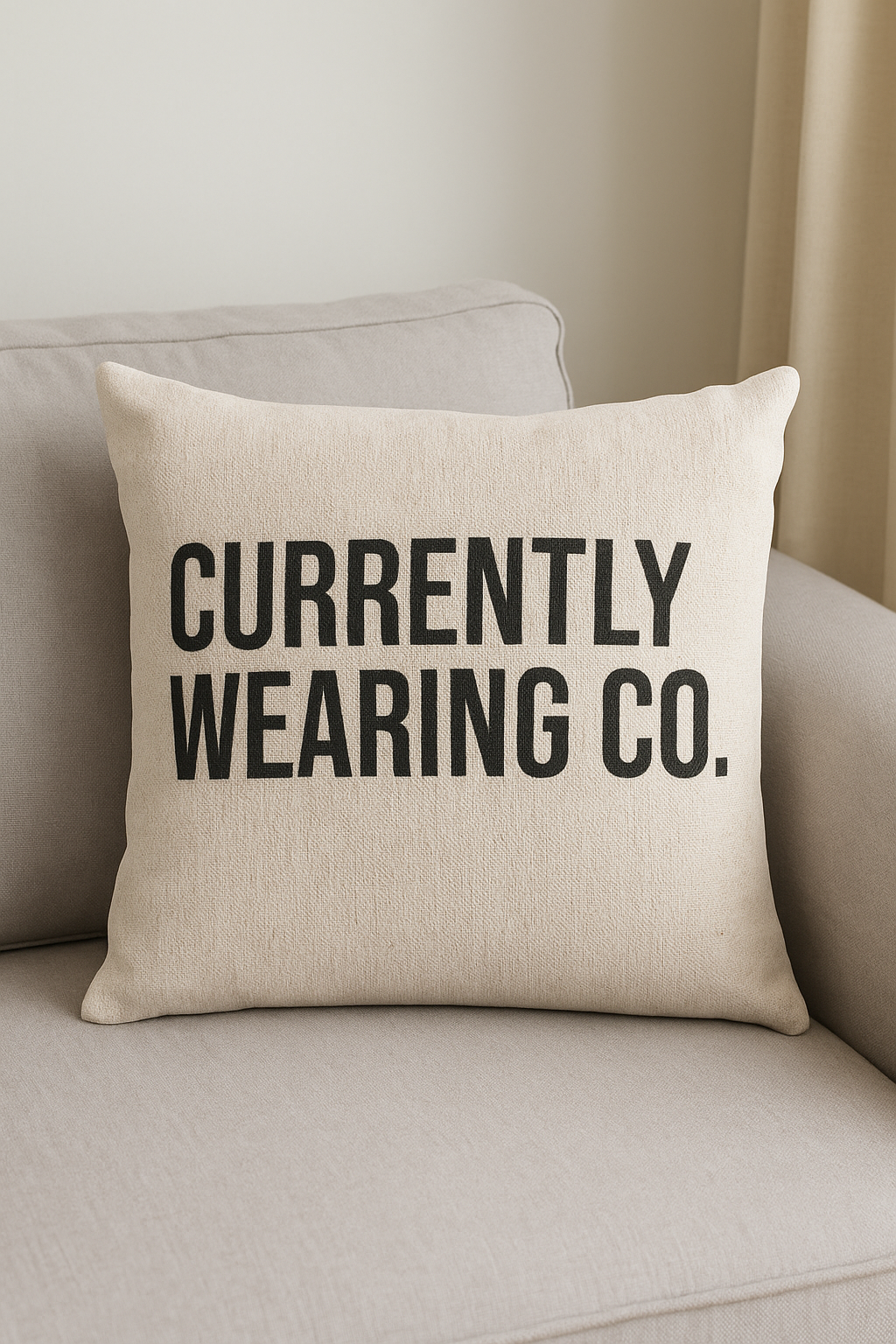 Currently Wearing Co.™ Woven Accent Pillow — Signature Edition