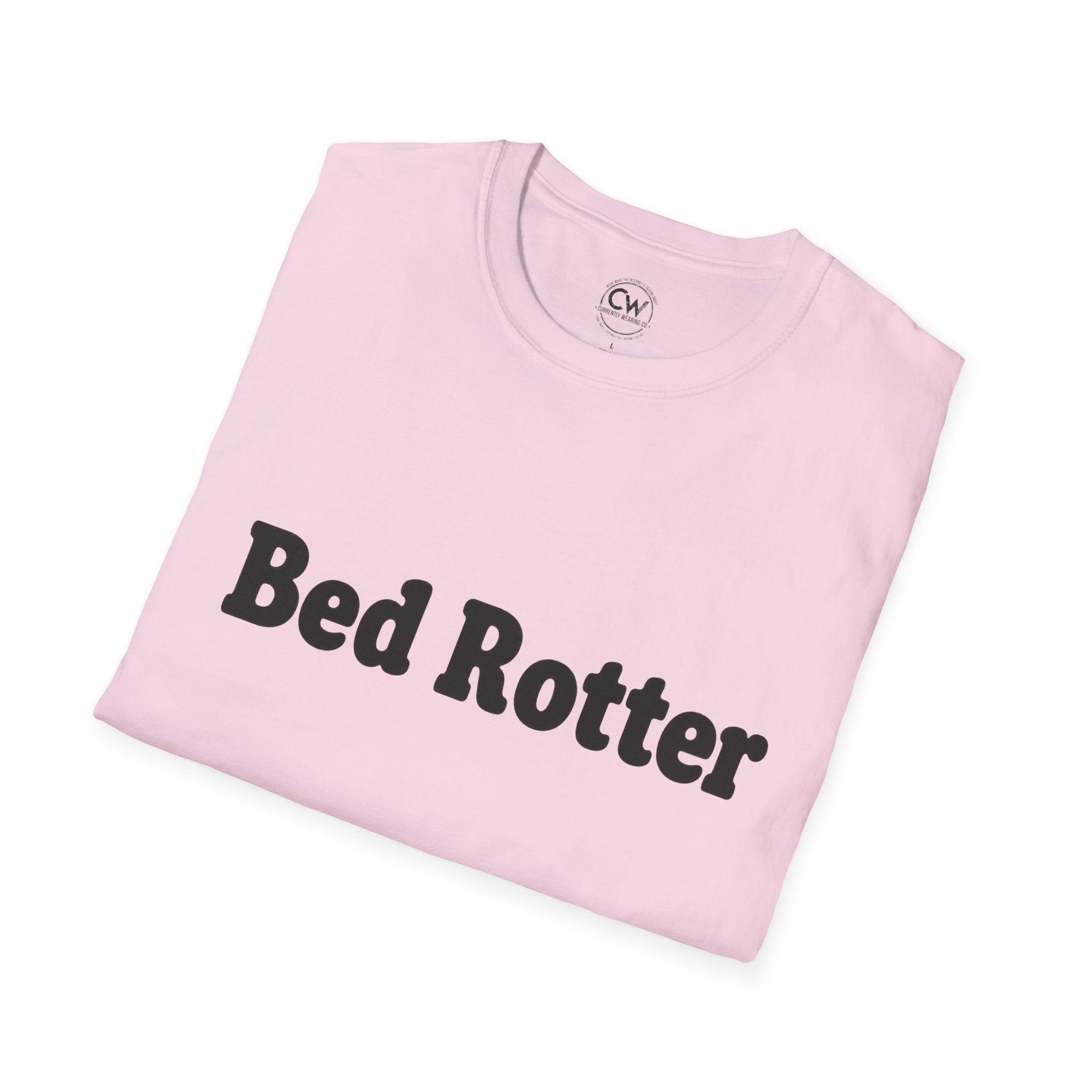 Bed Rotter Shirt - Funny Lazy Day Tee - Gen Z Slang Shirt - Bed Rotting Lifestyle T-Shirt, Unisex Softstyle T-Shirt, Casual Fashion, Gift for Sleep Lovers, Lazy Day Tee, Comfortable Everyday Wear, Relaxation Shirt