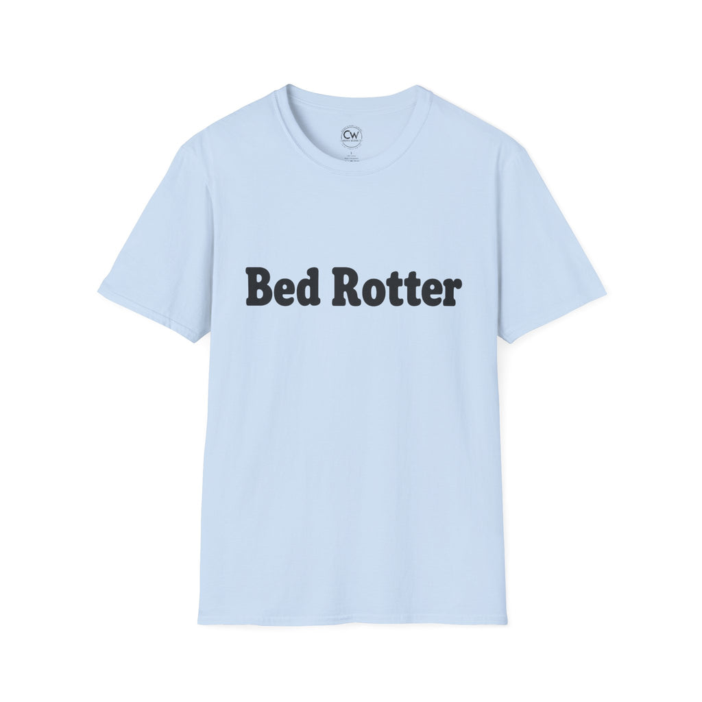 Bed Rotter Shirt - Funny Lazy Day Tee - Gen Z Slang Shirt - Bed Rotting Lifestyle T-Shirt, Unisex Softstyle T-Shirt, Casual Fashion, Gift for Sleep Lovers, Lazy Day Tee, Comfortable Everyday Wear, Relaxation Shirt