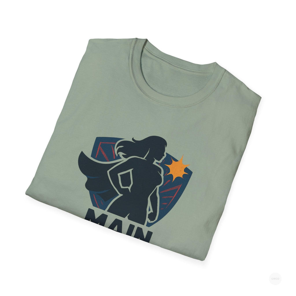 Main Character Energy Graphic Tee - Empowerment Statement Unisex Softstyle T-Shirt | Gift for Her, Women Empowerment, Casual Wear, Birthday, Positive Vibes