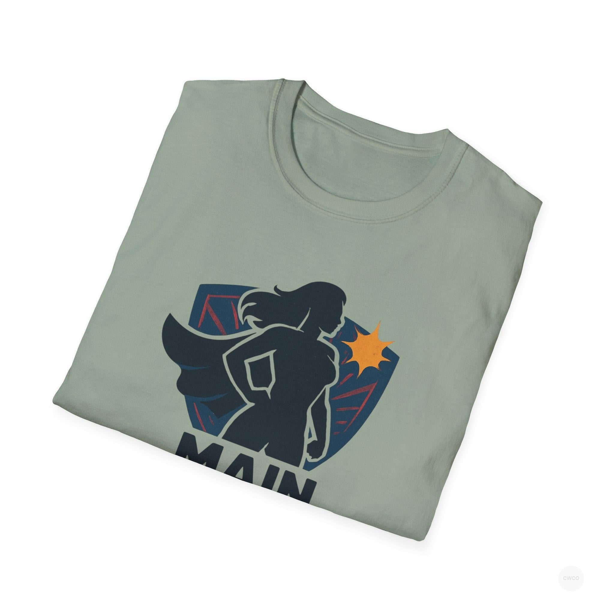 Main Character Energy Graphic Tee - Empowerment Statement Unisex Softstyle T-Shirt | Gift for Her, Women Empowerment, Casual Wear, Birthday, Positive Vibes