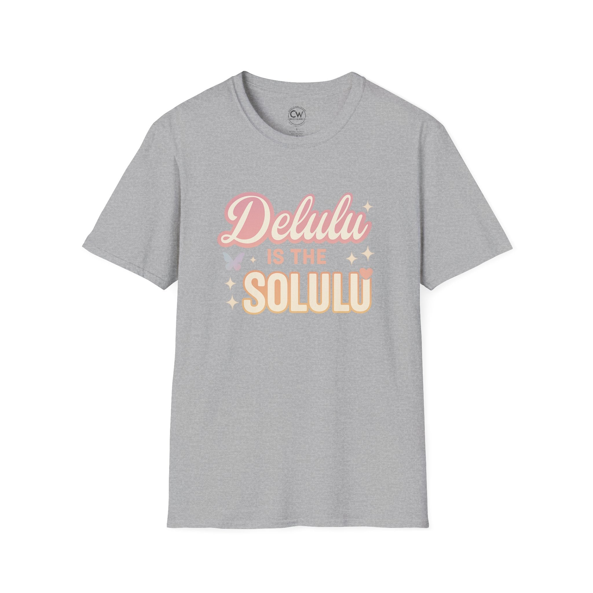 Delulu is the Solulu Shirt - Funny Delusion Tee, Internet Slang Shirt, Gen Z Humor Tee, Trendy Graphic Shirt, Unisex Softstyle T-Shirt
