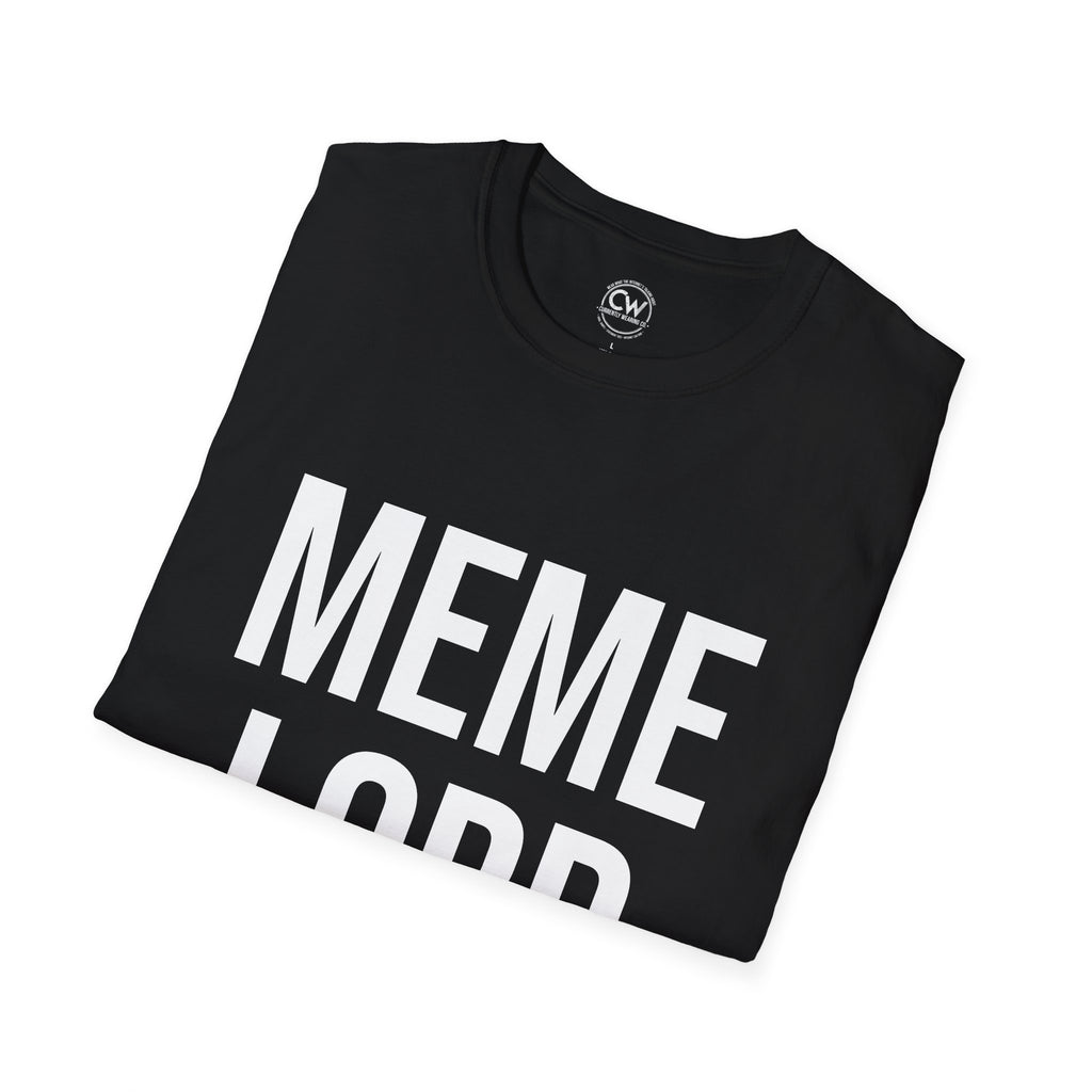 Meme Lord Shirt - Funny Internet Culture Tee - Meme King Shirt - Social Media Humor T-Shirt, Casual Tee for Gamers, Meme Enthusiasts, Birthday Gift, Relaxed Fit, Humor Apparel