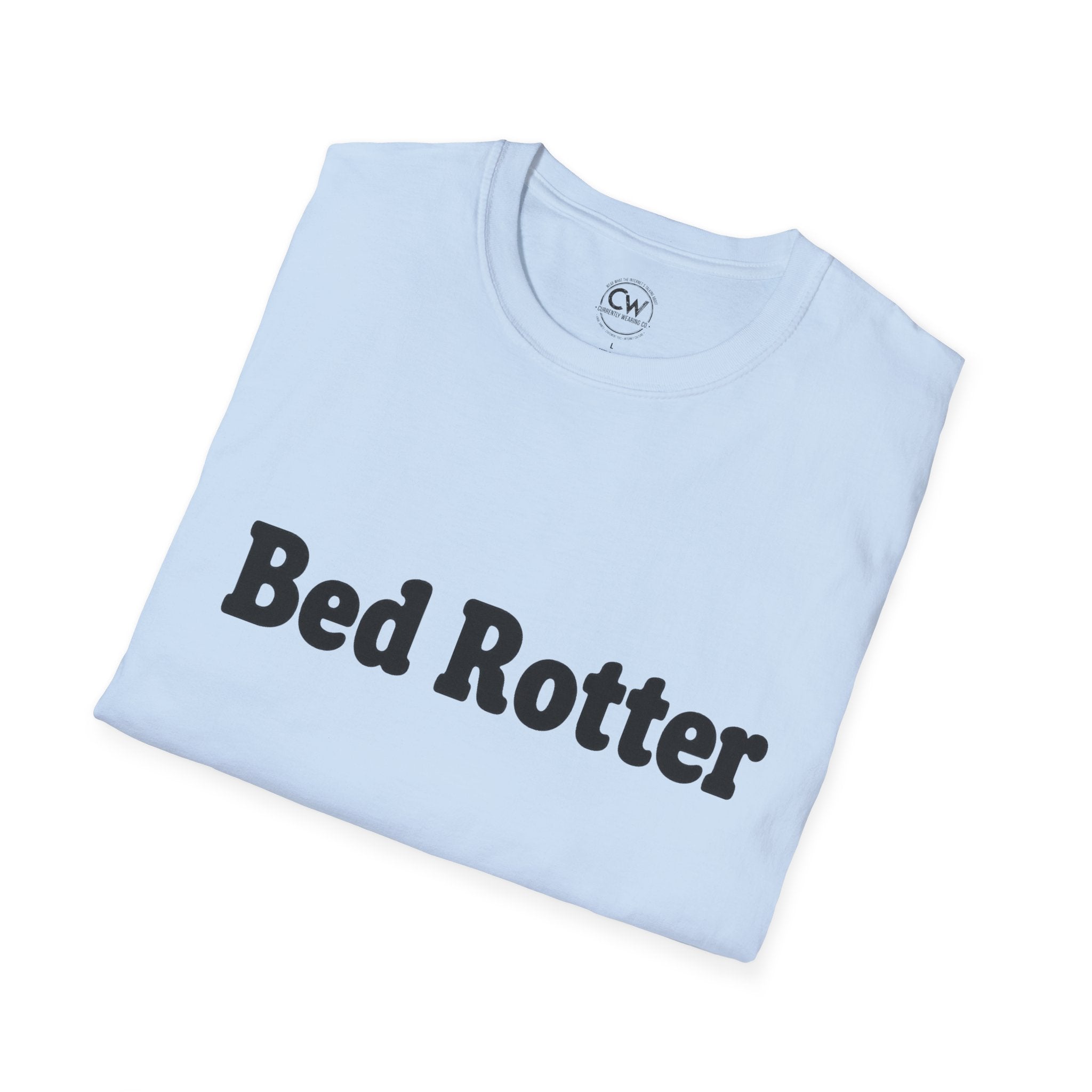 Bed Rotter Shirt - Funny Lazy Day Tee - Gen Z Slang Shirt - Bed Rotting Lifestyle T-Shirt, Unisex Softstyle T-Shirt, Casual Fashion, Gift for Sleep Lovers, Lazy Day Tee, Comfortable Everyday Wear, Relaxation Shirt