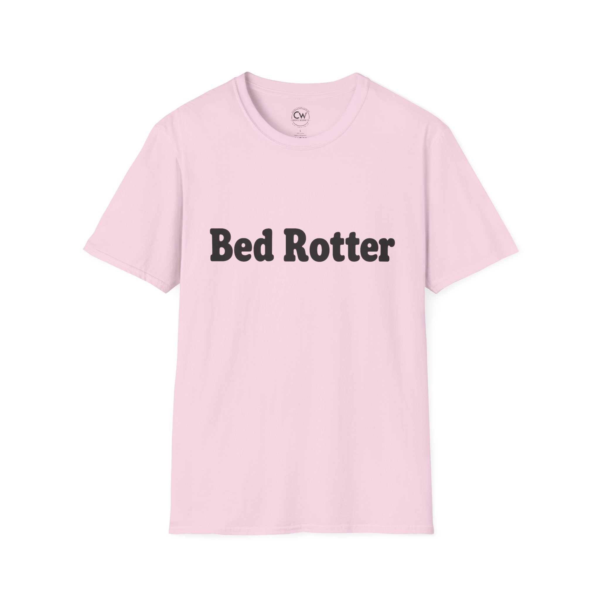 Bed Rotter Shirt - Funny Lazy Day Tee - Gen Z Slang Shirt - Bed Rotting Lifestyle T-Shirt, Unisex Softstyle T-Shirt, Casual Fashion, Gift for Sleep Lovers, Lazy Day Tee, Comfortable Everyday Wear, Relaxation Shirt