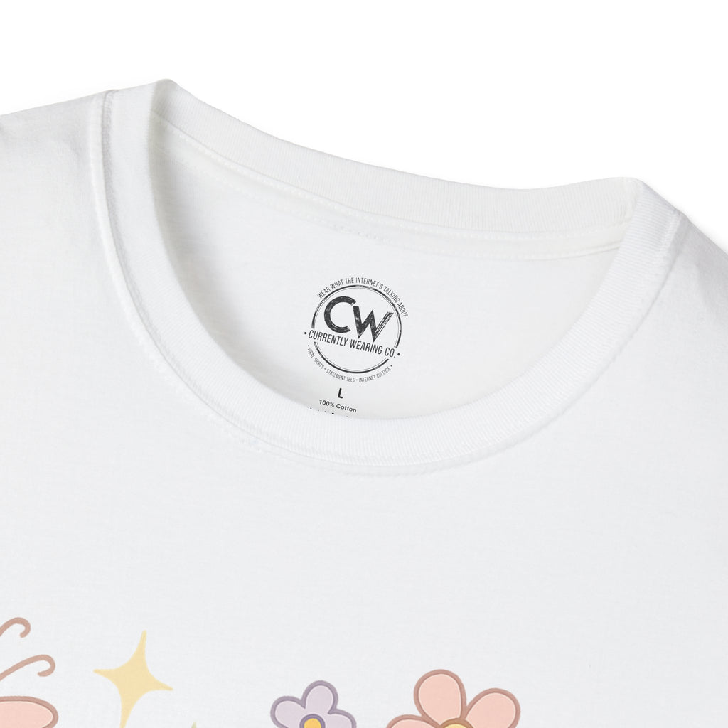 Touch Grass Shirt - Funny Internet Slang Tee, Chronically Online Shirt, Self-Aware Humor Tee, Go Outside Reminder Shirt, Unisex Softstyle T-Shirt - Nature-Inspired Floral Tee