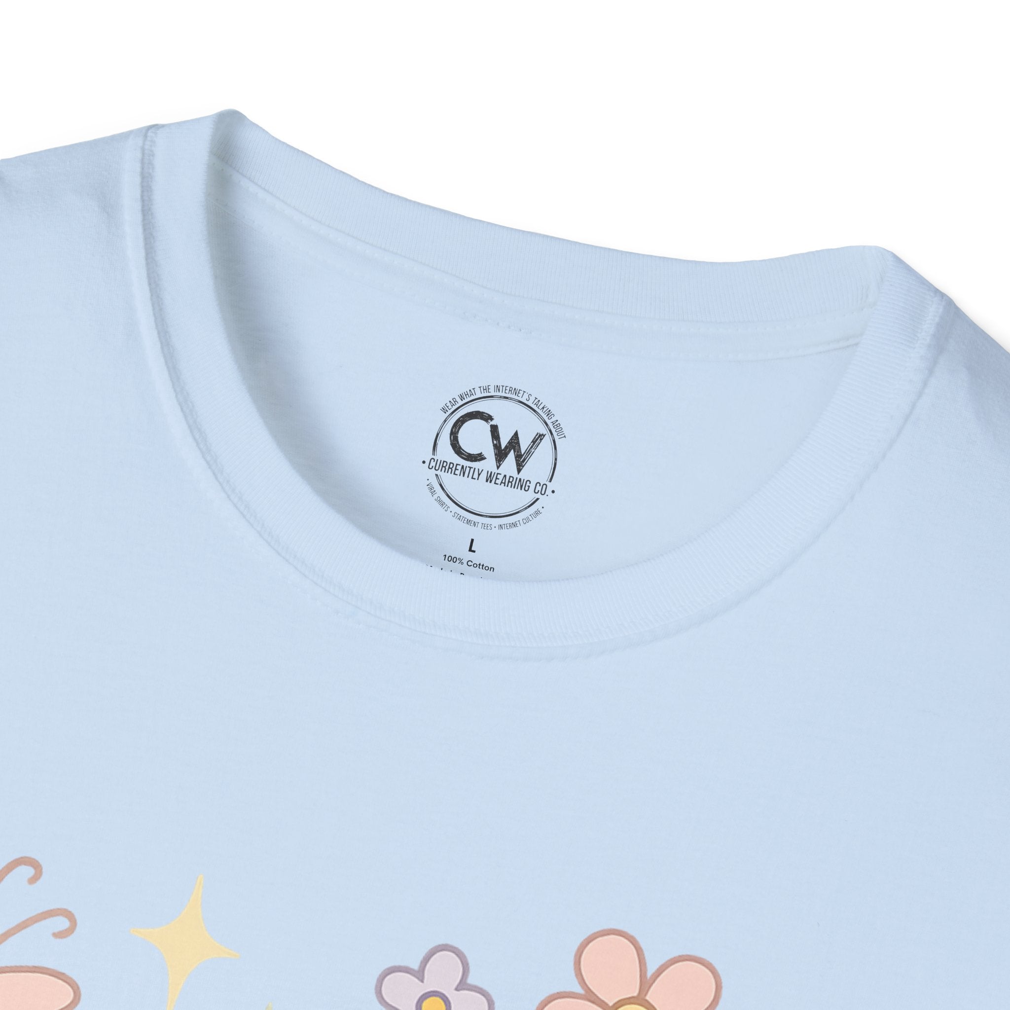 Touch Grass Shirt - Funny Internet Slang Tee, Chronically Online Shirt, Self-Aware Humor Tee, Go Outside Reminder Shirt, Unisex Softstyle T-Shirt - Nature-Inspired Floral Tee