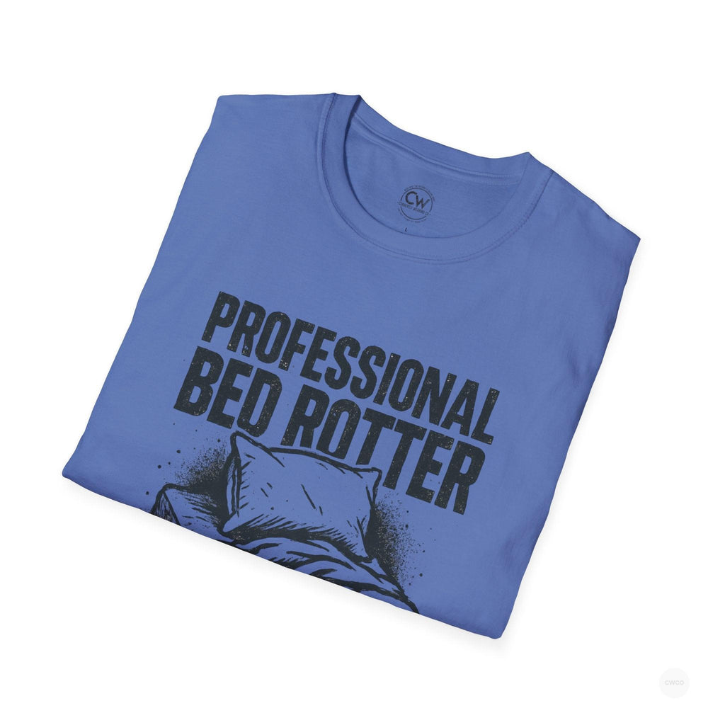 Professional Bed Rotter Funny Graphic Tee - Gen Z Mental Health Humor Shirt, Unisex Softstyle T-Shirt