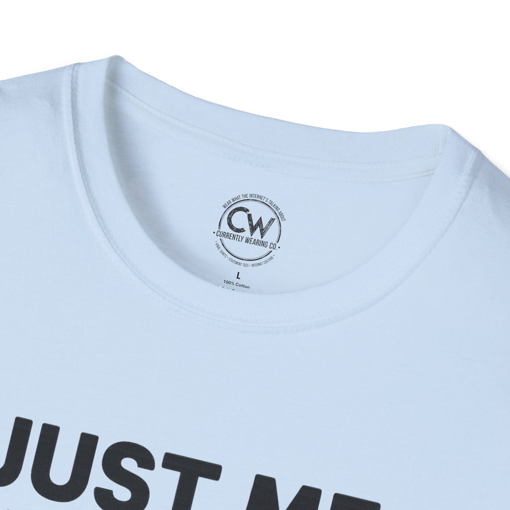 Just Me Myself and AI My Chatbot Shirt - Funny AI Companion Tee - Chatbot Love Humor Shirt - AI Relationship T-Shirt,  Softstyle T-Shirt, Casual Gift, Tech Lover Shirt, Conversation Starter Tee, Geeky Humor Apparel