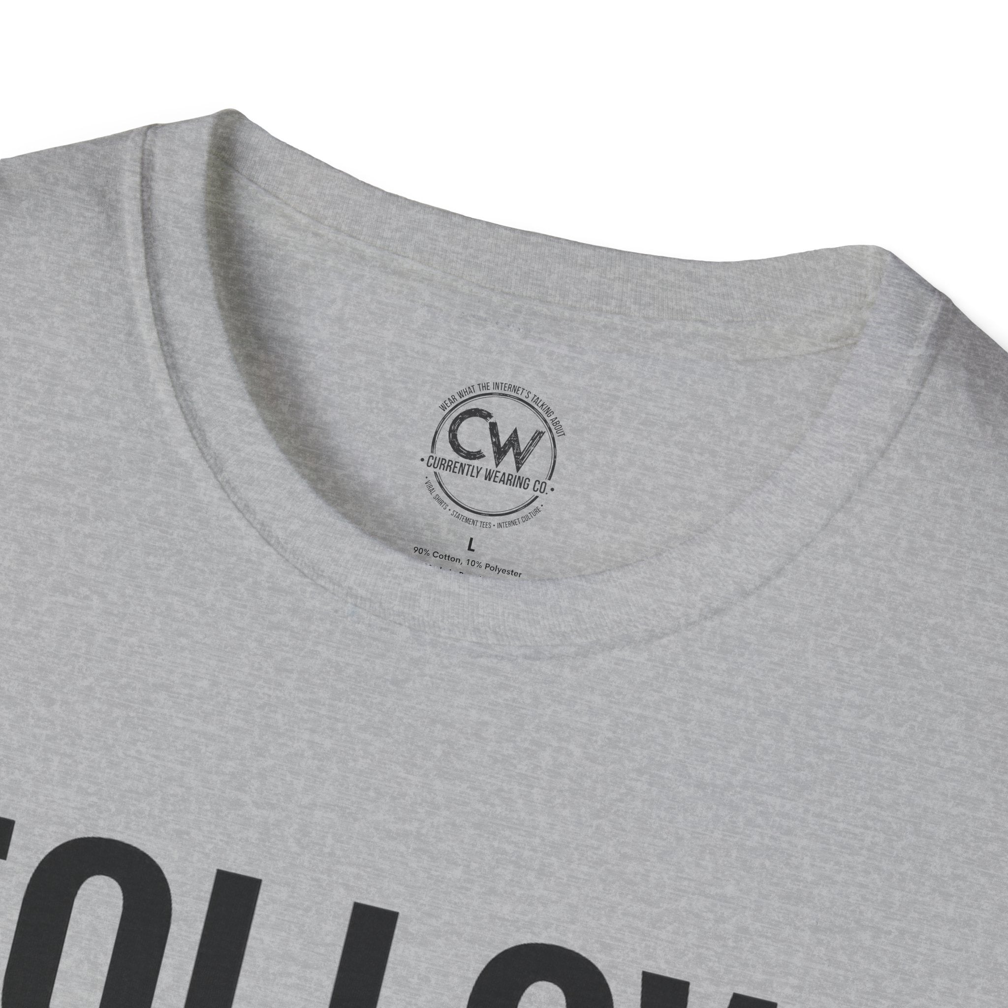 Follow Back Girl (This Ain’t No Unfollow Track) — Viral Unisex Tee - Trendy Softstyle Tee for Social Media Enthusiasts