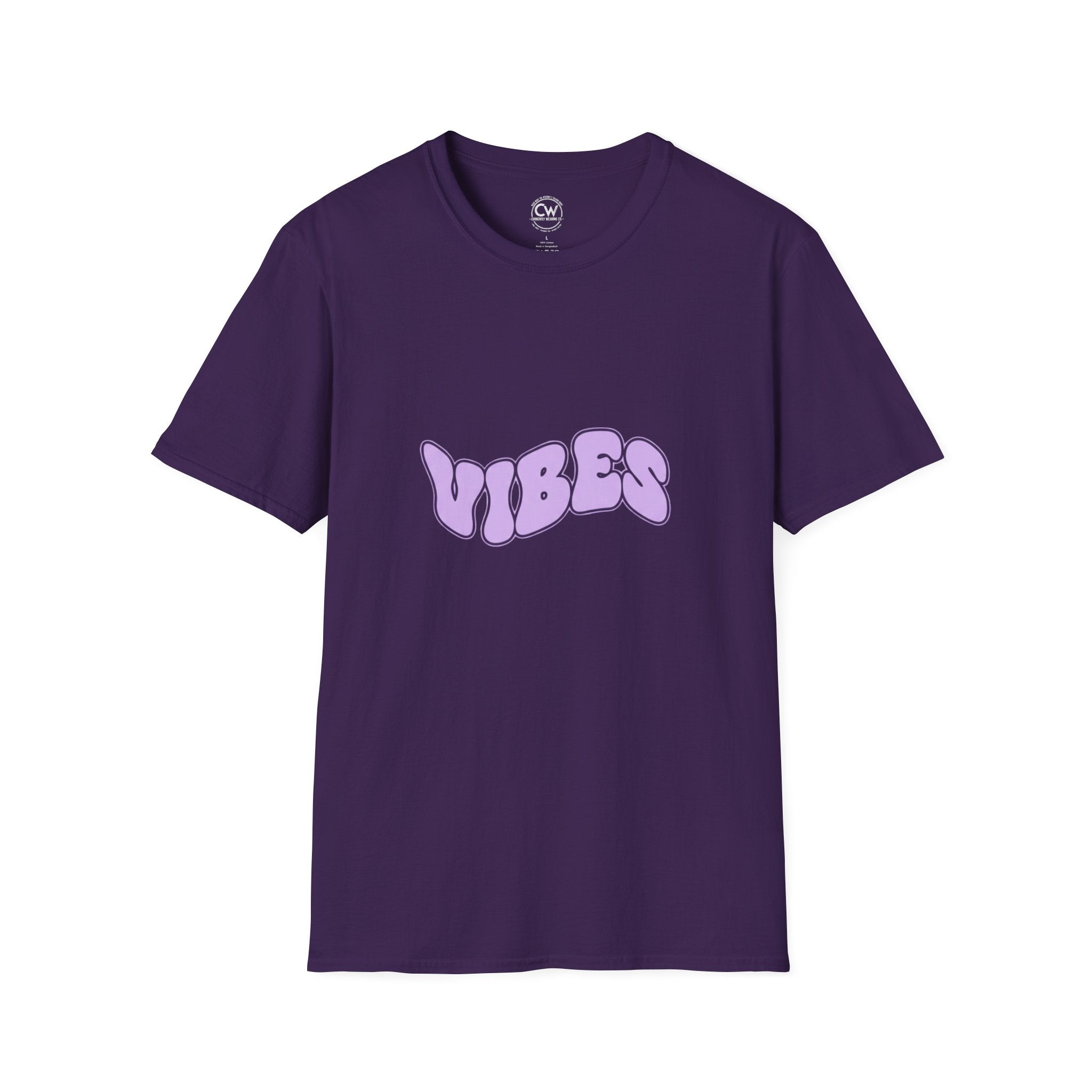 Vibes Shirt - Positive Energy Tee - Good Vibes Only Shirt - Aesthetic Bubble Letter T-Shirt, Unisex Softstyle T-Shirt, Casual Tee, Comfortable Graphic Shirt, Gift for Friends, Everyday Wear, Positive Energy Tee
