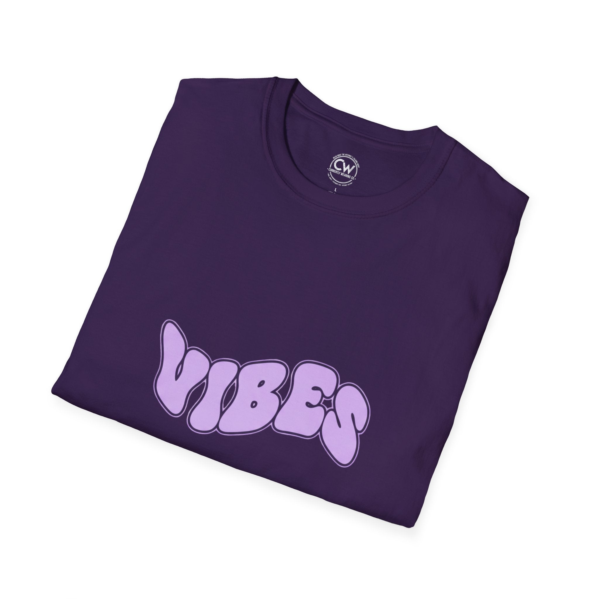 Vibes Shirt - Positive Energy Tee - Good Vibes Only Shirt - Aesthetic Bubble Letter T-Shirt, Unisex Softstyle T-Shirt, Casual Tee, Comfortable Graphic Shirt, Gift for Friends, Everyday Wear, Positive Energy Tee