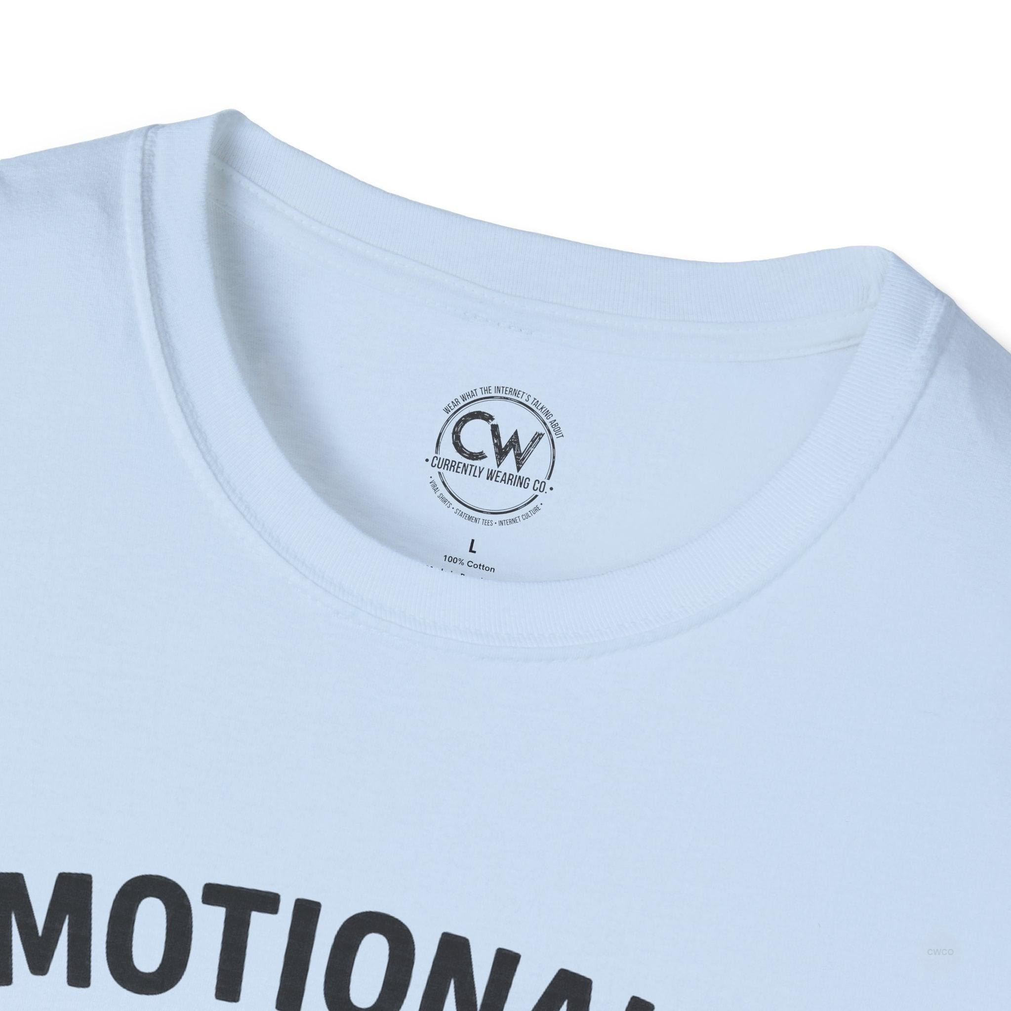 Emotionally Unavailable Like My ChatBot Shirt - Funny AI Humor Tee - Tech Relationship Shirt - Chatbot Joke T-Shirt for Chatbot Lovers, Funny Gift, Unisex Tee, Cute Humor Shirt, Tech Enthusiast Apparel