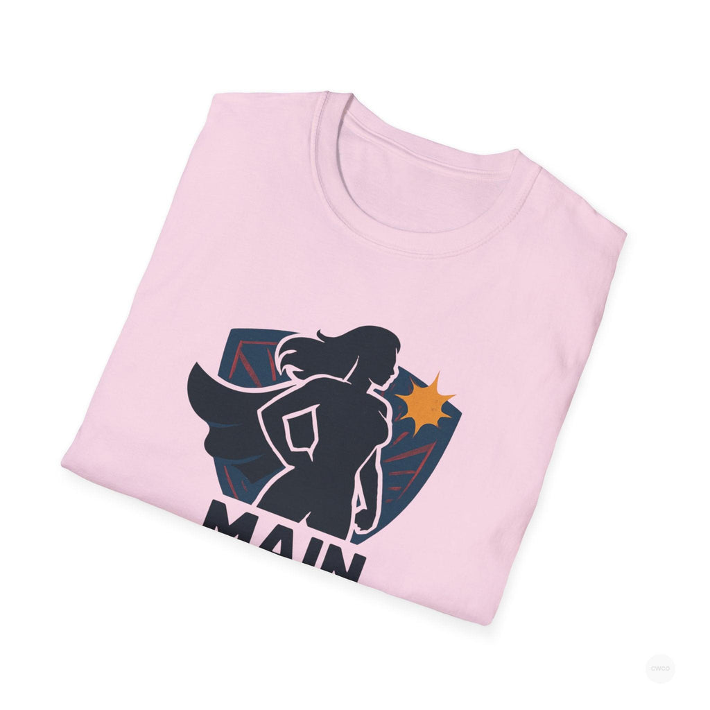 Main Character Energy Graphic Tee - Empowerment Statement Unisex Softstyle T-Shirt | Gift for Her, Women Empowerment, Casual Wear, Birthday, Positive Vibes