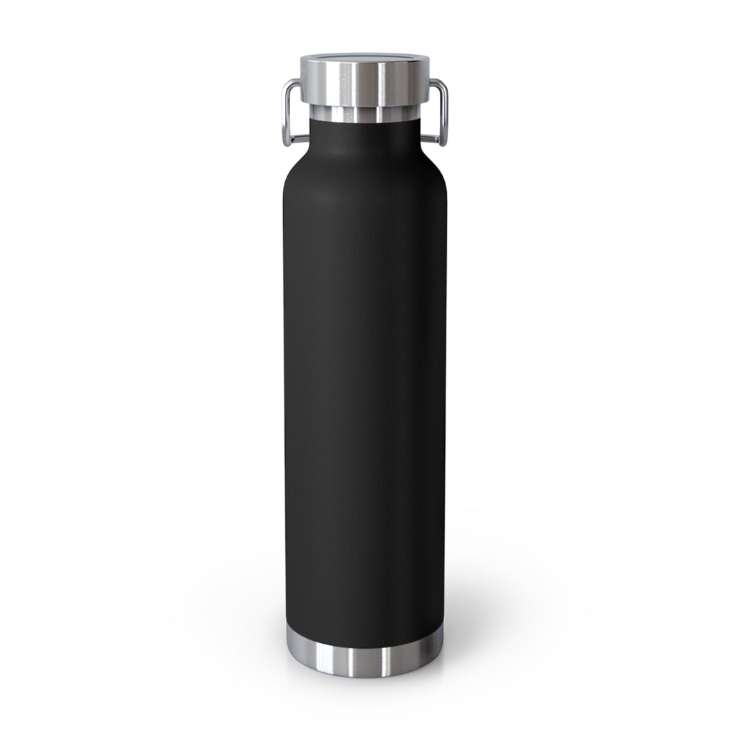 Currently Wearing Co Logo Water Bottle - Wear What the Internet's Talking About Insulated Bottle - 22oz Vacuum Sealed Copper Bottle - CW Brand Hydration, Stylish Insulated Water Bottle - Perfect for Outdoors, Gym, Travel, Yoga, Eco-Friendly Gift