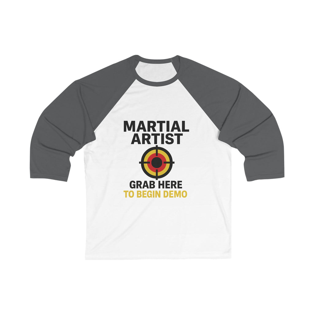 Martial Artist Baseball Tee, Unisex 3/4 Sleeve Shirt, Perfect Gift for Martial Arts Fans, Sports Apparel, Training Shirt, Casual Wear