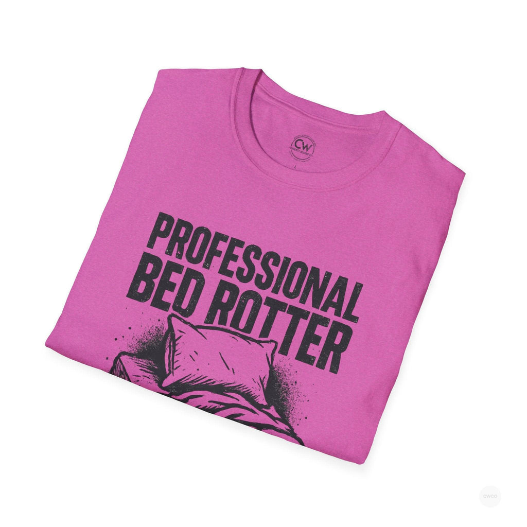 Professional Bed Rotter Funny Graphic Tee - Gen Z Mental Health Humor Shirt, Unisex Softstyle T-Shirt