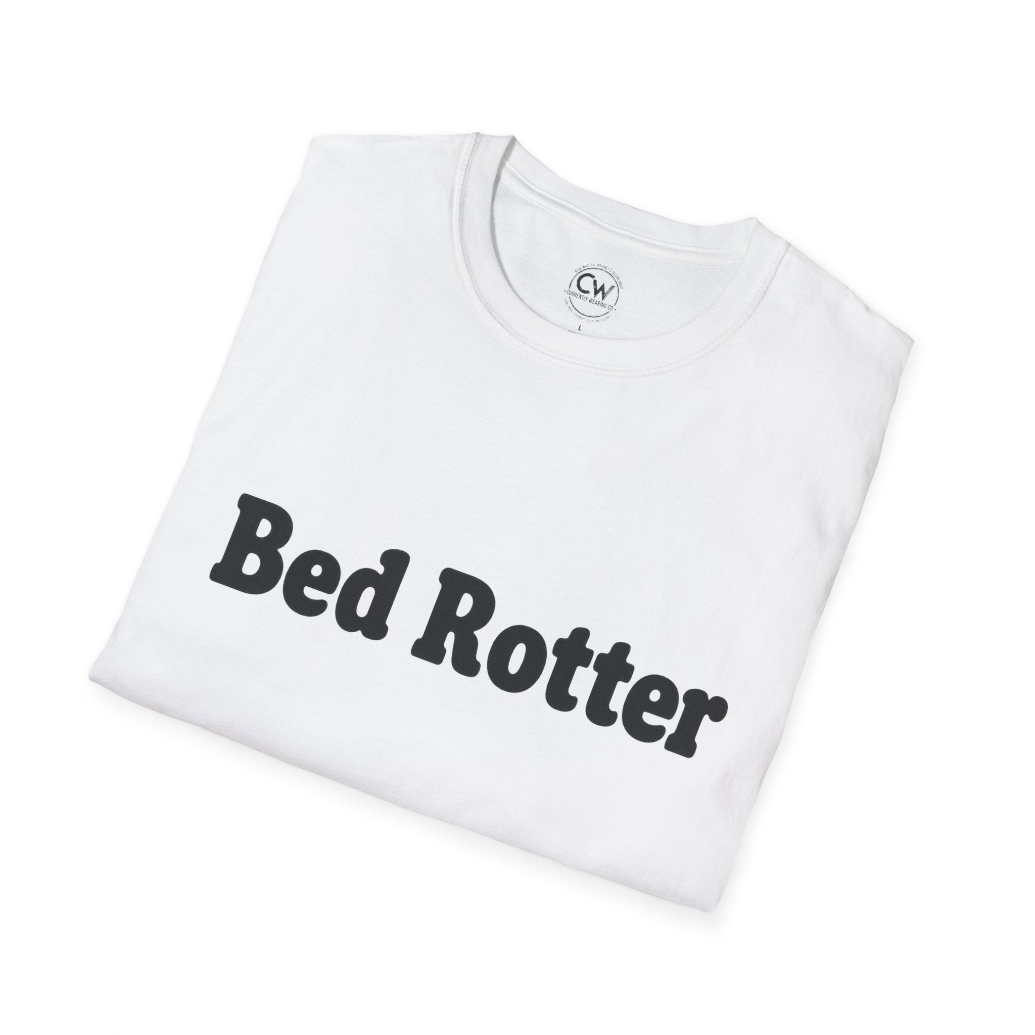 Bed Rotter Shirt - Funny Lazy Day Tee - Gen Z Slang Shirt - Bed Rotting Lifestyle T-Shirt, Unisex Softstyle T-Shirt, Casual Fashion, Gift for Sleep Lovers, Lazy Day Tee, Comfortable Everyday Wear, Relaxation Shirt