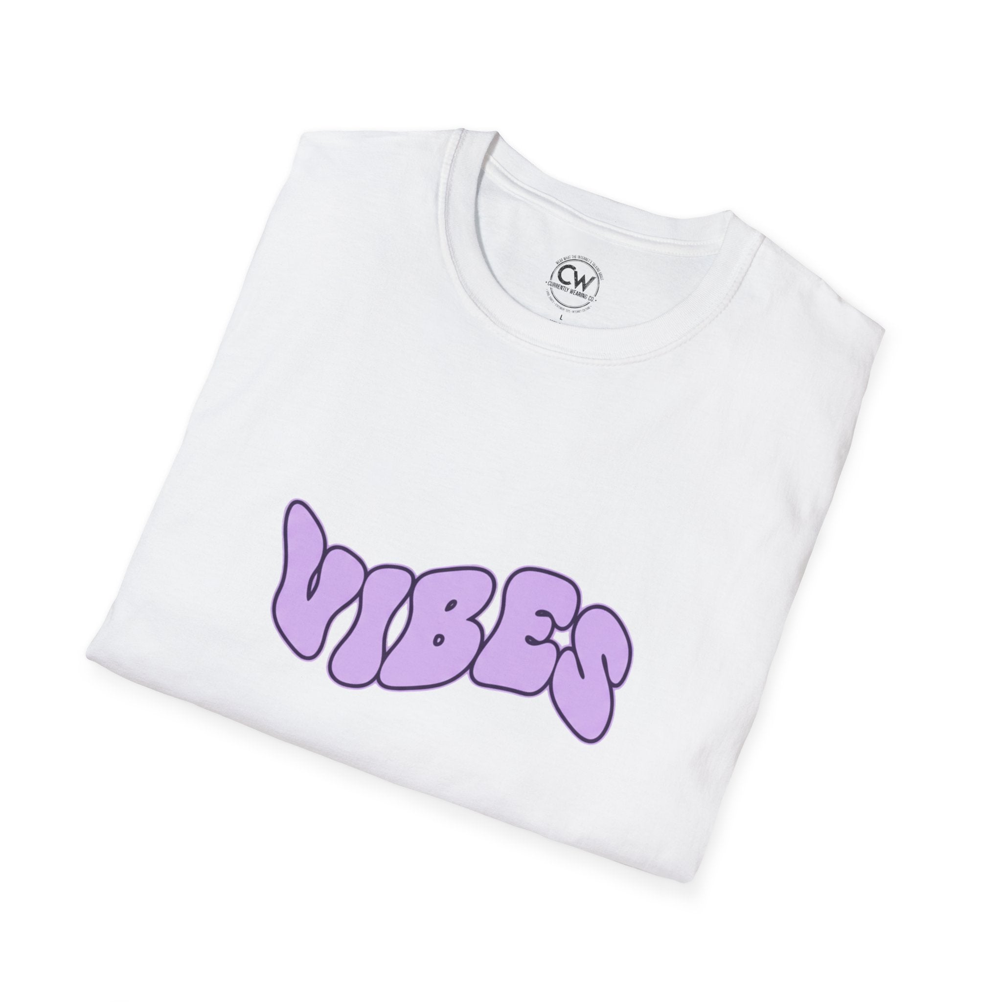 Vibes Shirt - Positive Energy Tee - Good Vibes Only Shirt - Aesthetic Bubble Letter T-Shirt, Unisex Softstyle T-Shirt, Casual Tee, Comfortable Graphic Shirt, Gift for Friends, Everyday Wear, Positive Energy Tee